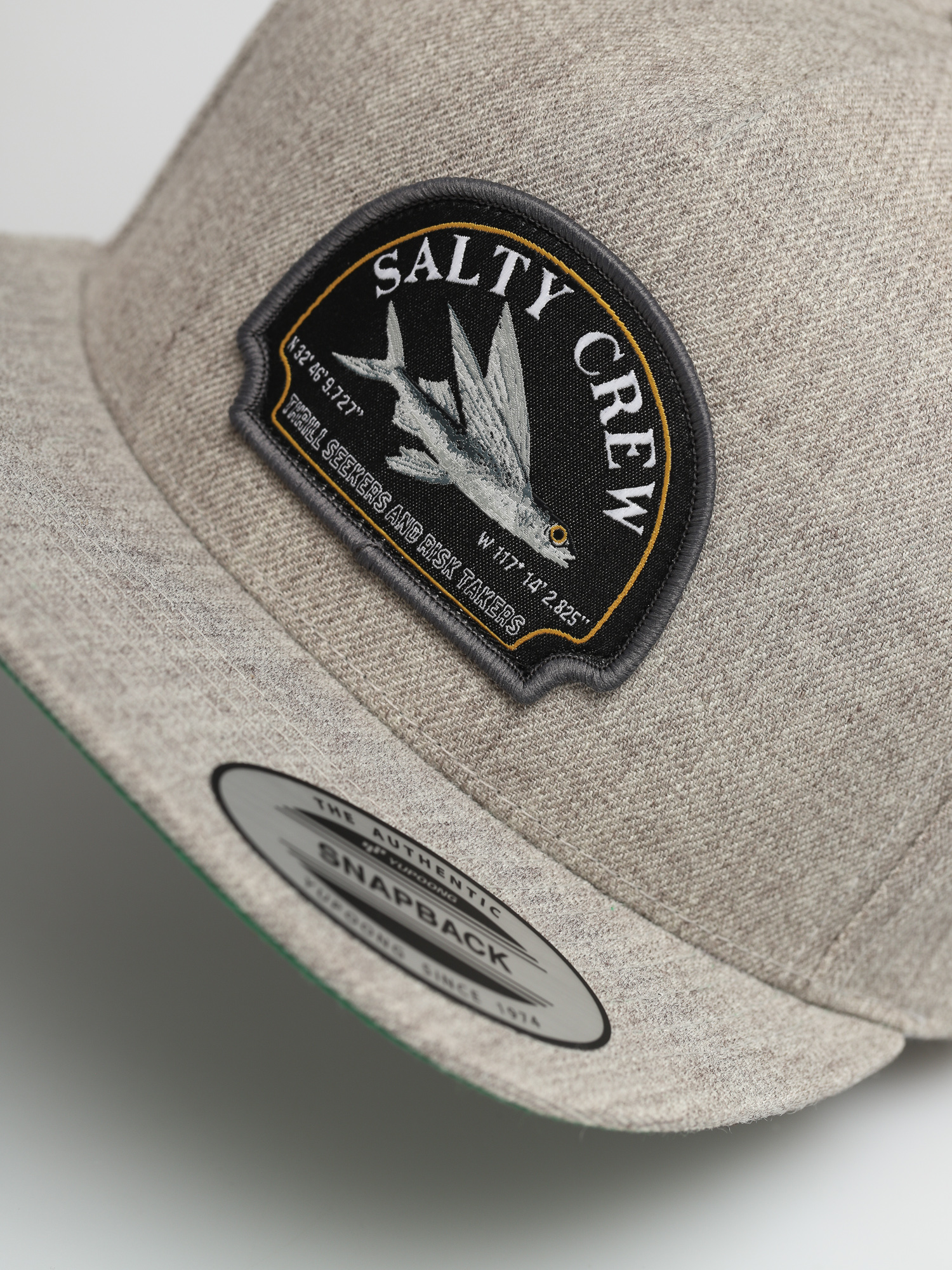 Czapka z daszkiem Salty Crew Flyer 5 Panel ZD (oatmeal)