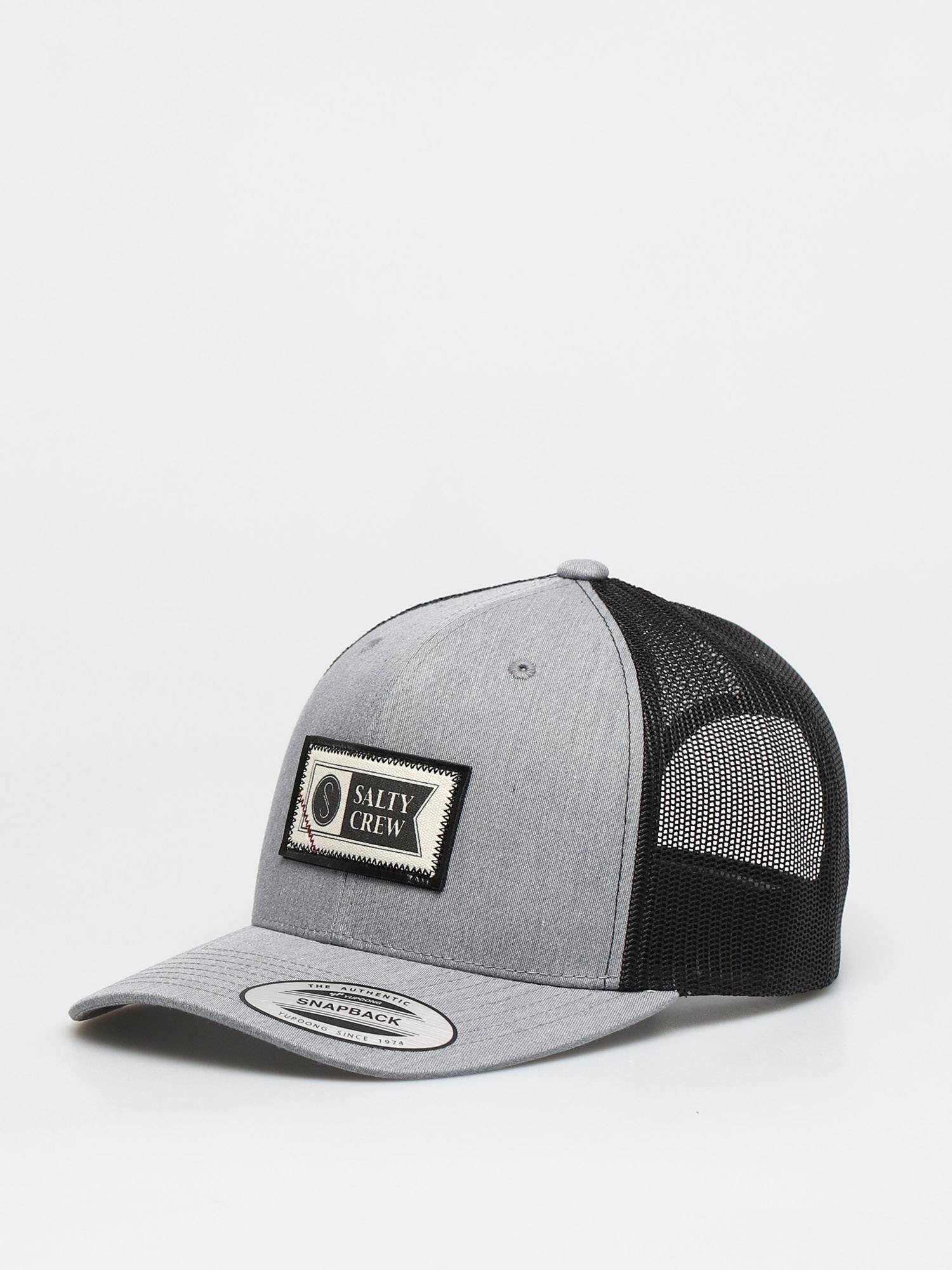 Czapka z daszkiem Salty Crew Topstitch Retro Trucker ZD (heather grey/black)