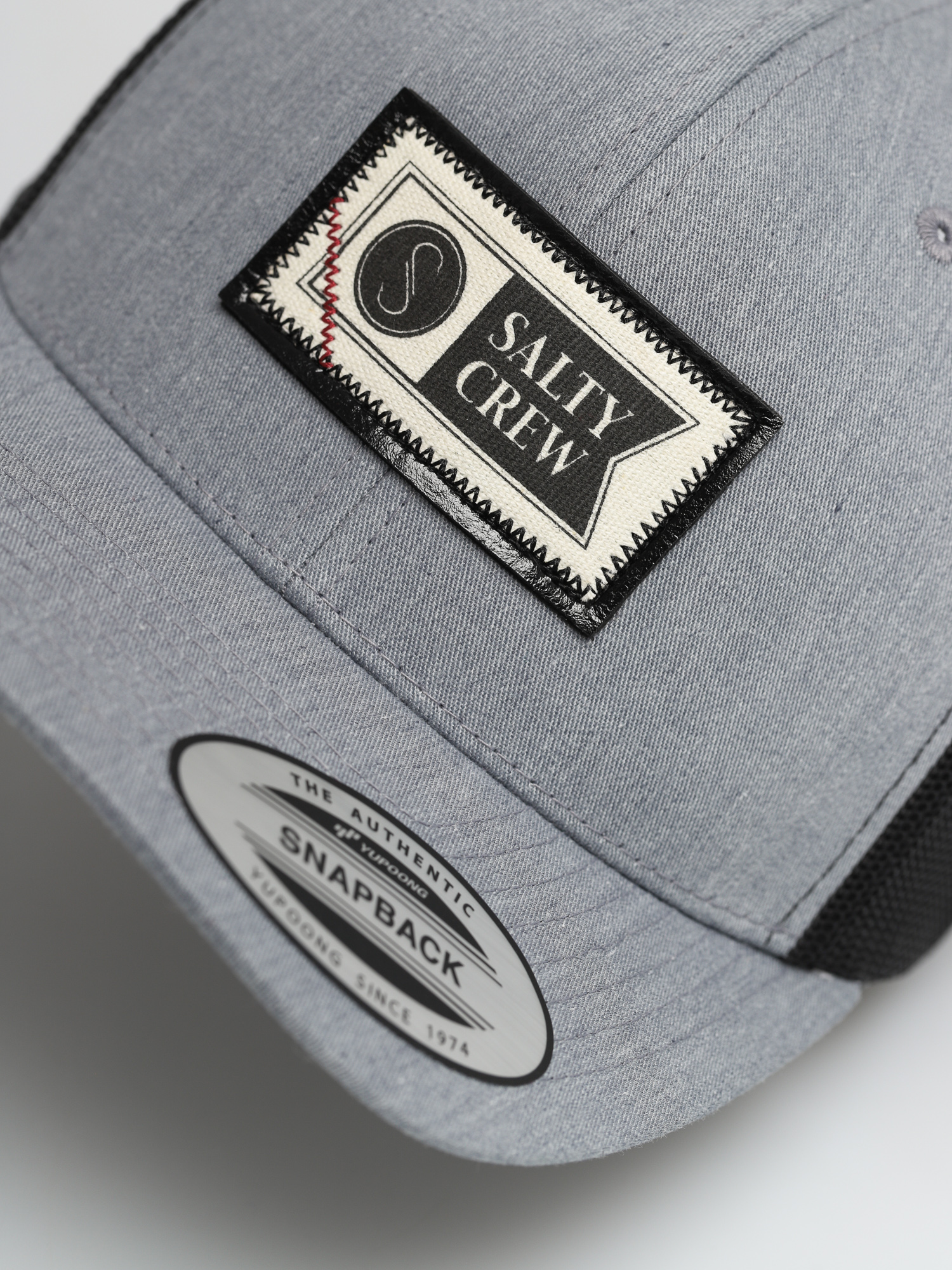 Czapka z daszkiem Salty Crew Topstitch Retro Trucker ZD (heather grey/black)