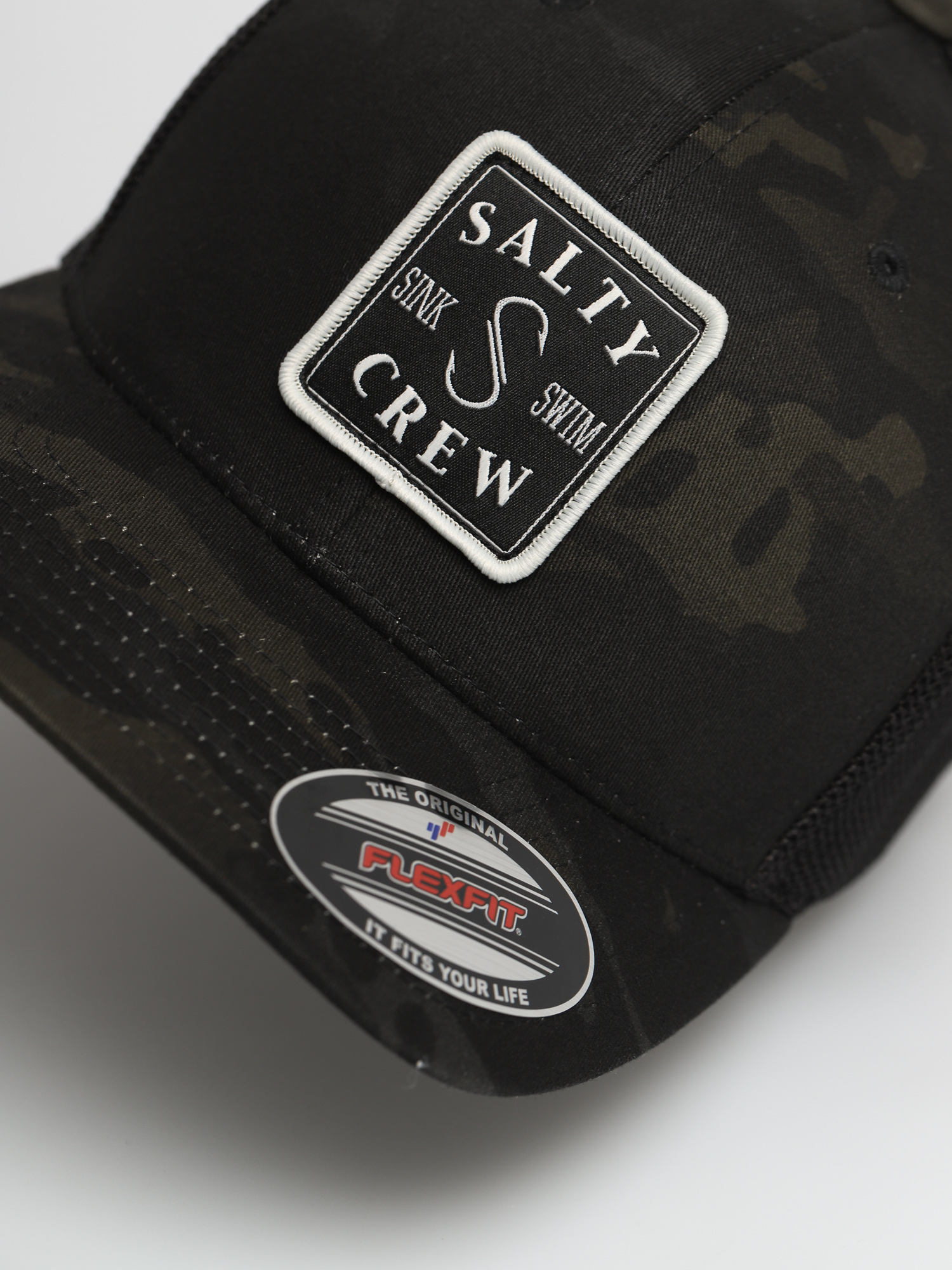 Czapka z daszkiem Salty Crew S Hook Retro Trucker ZD (multicam black)
