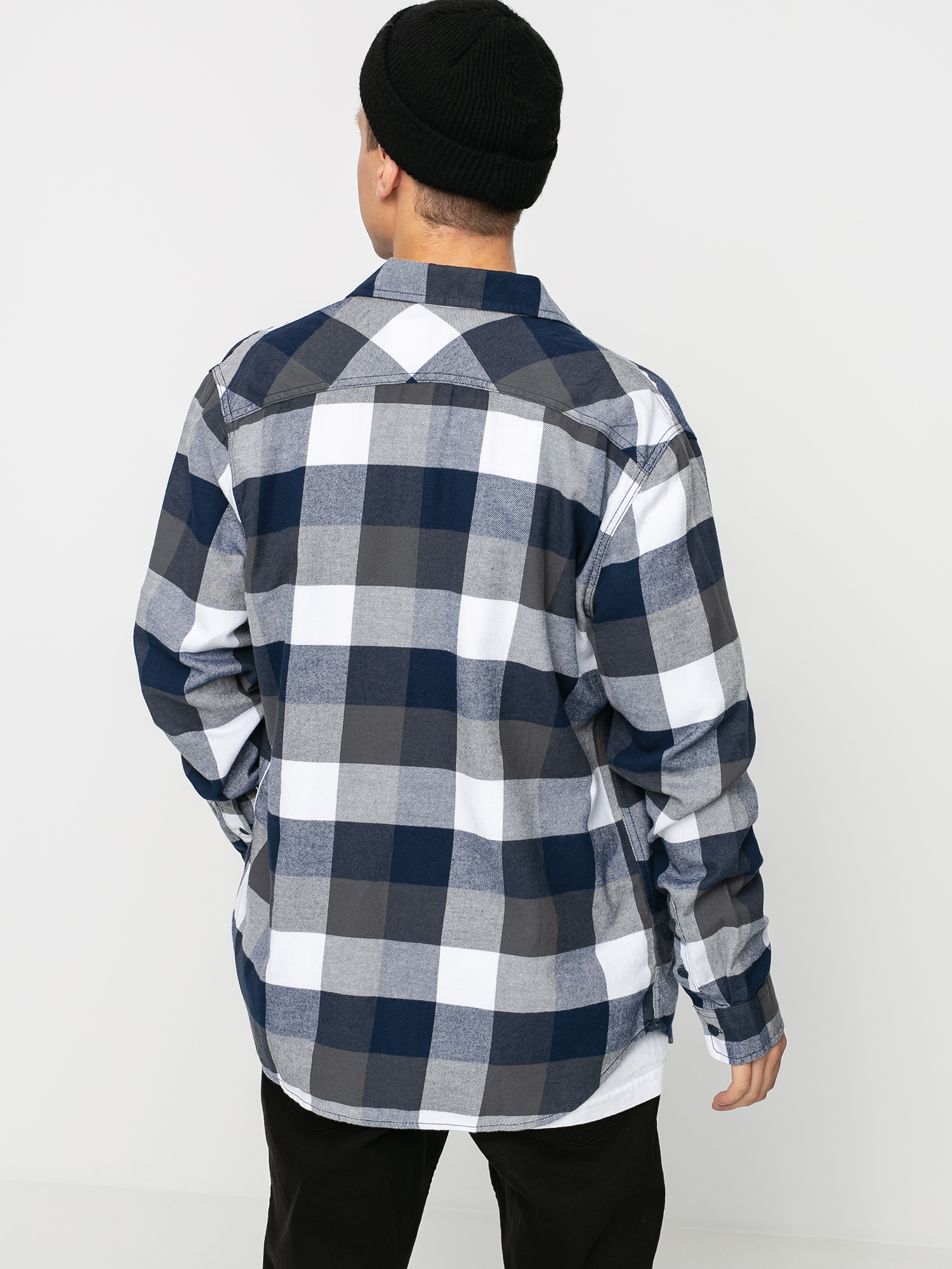 Koszula Vans Box Flannel (white/dress blues)