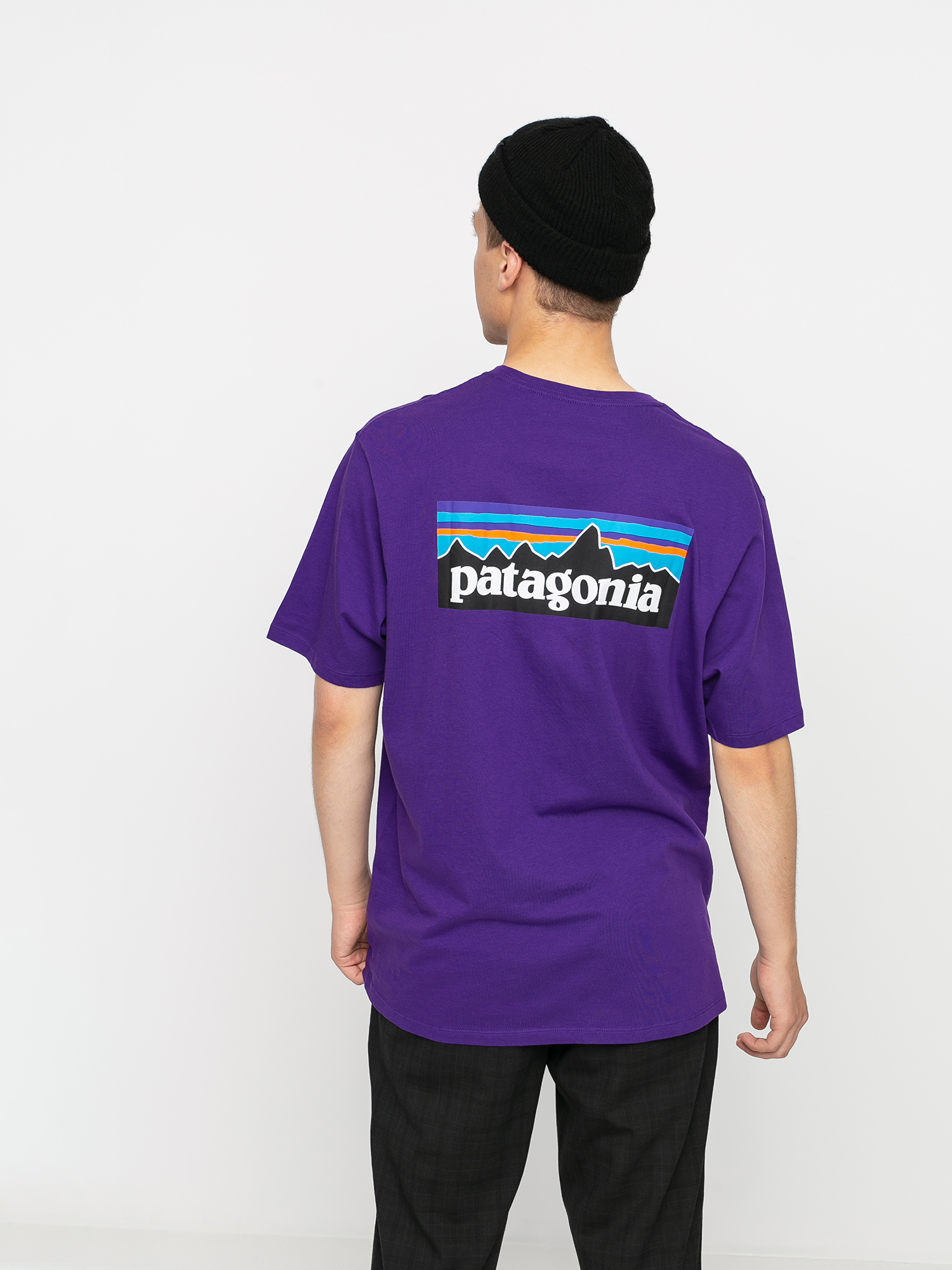 T-shirt Patagonia P 6 Logo Organic (purple)