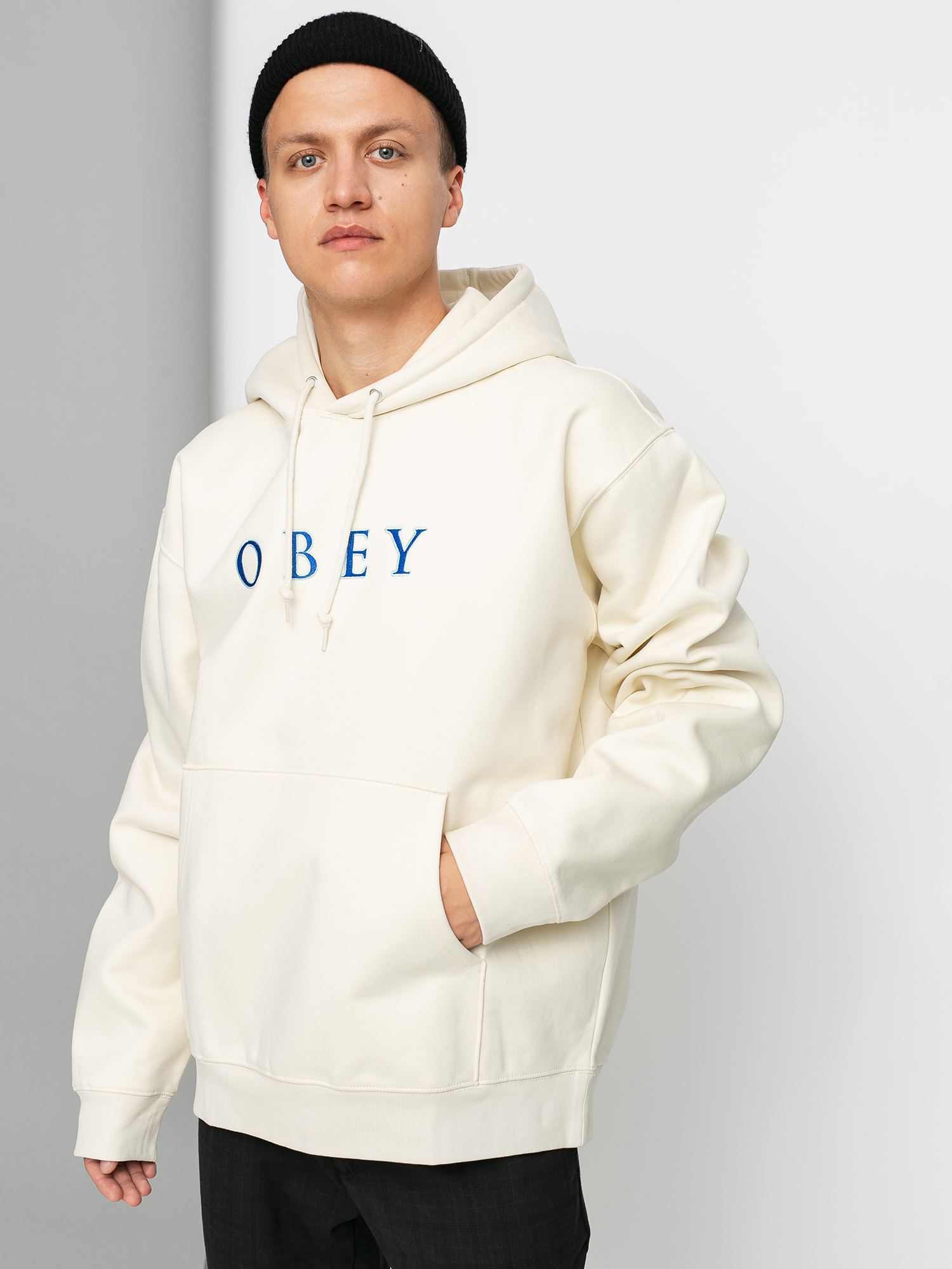 Bluza z kapturem OBEY Curtis HD (natural)