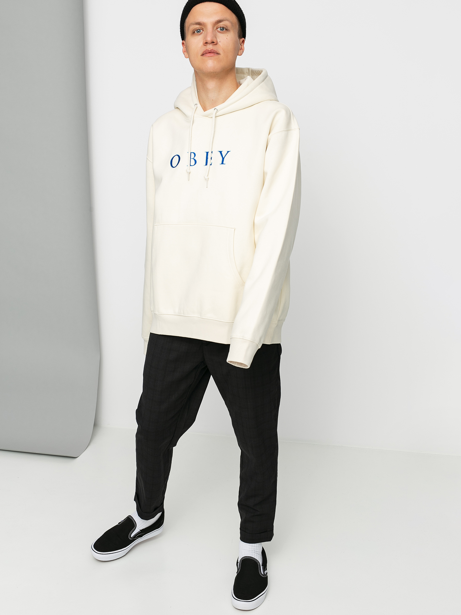 Bluza z kapturem OBEY Curtis HD (natural)