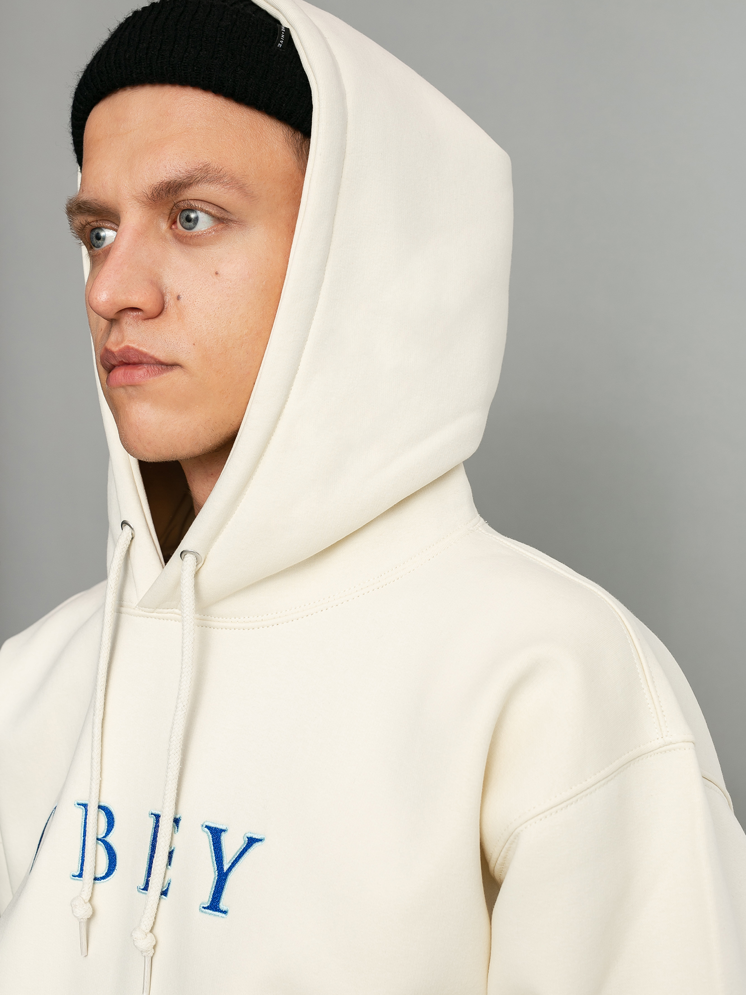 Bluza z kapturem OBEY Curtis HD (natural)