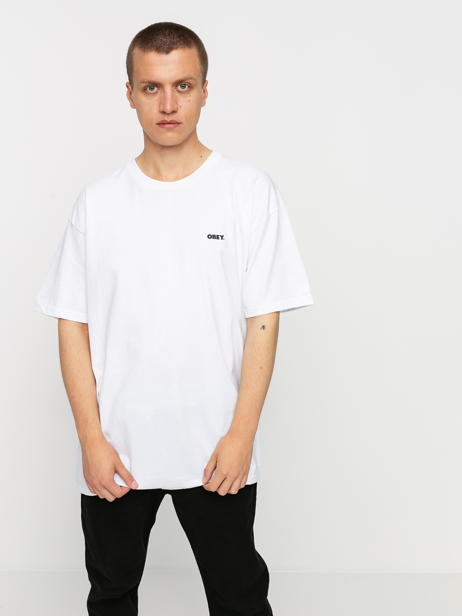 T-shirt OBEY Obey Cracked Reality (white)