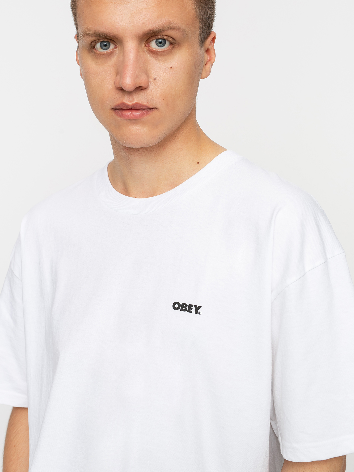 T-shirt OBEY Obey Cracked Reality (white)