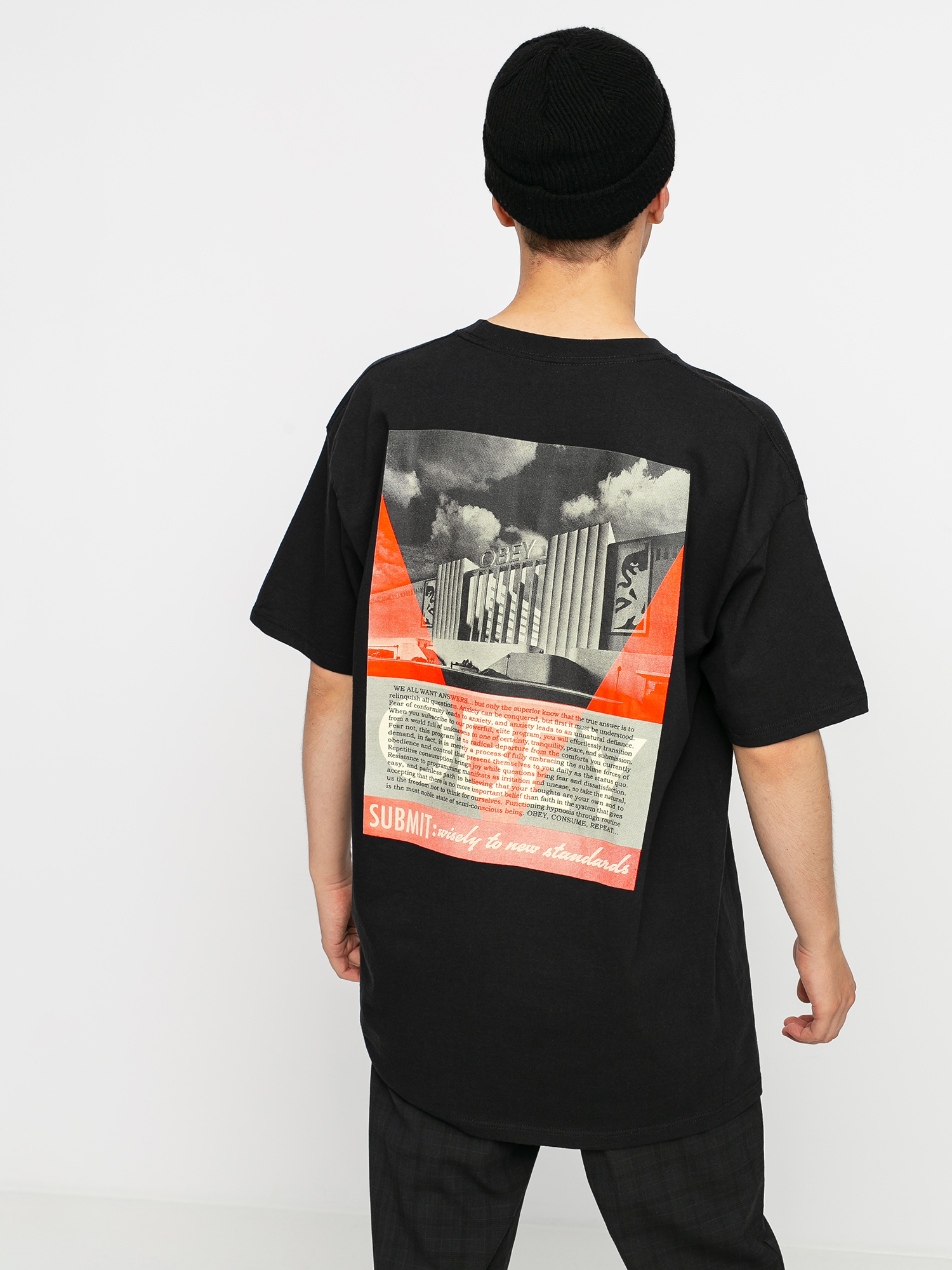 T-shirt OBEY Obey Conformity Standards (black)