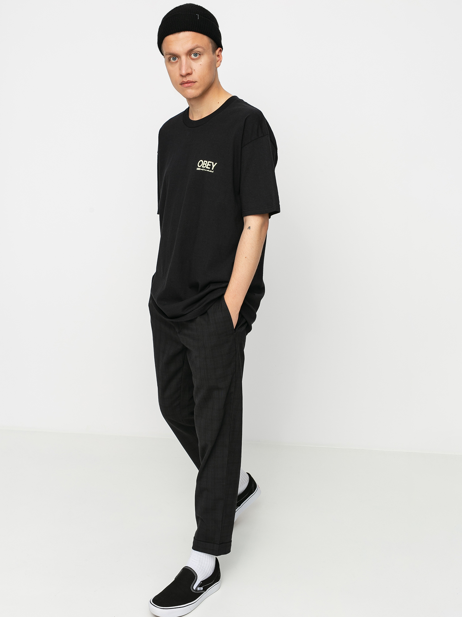 T-shirt OBEY Obey Conformity Standards (black)