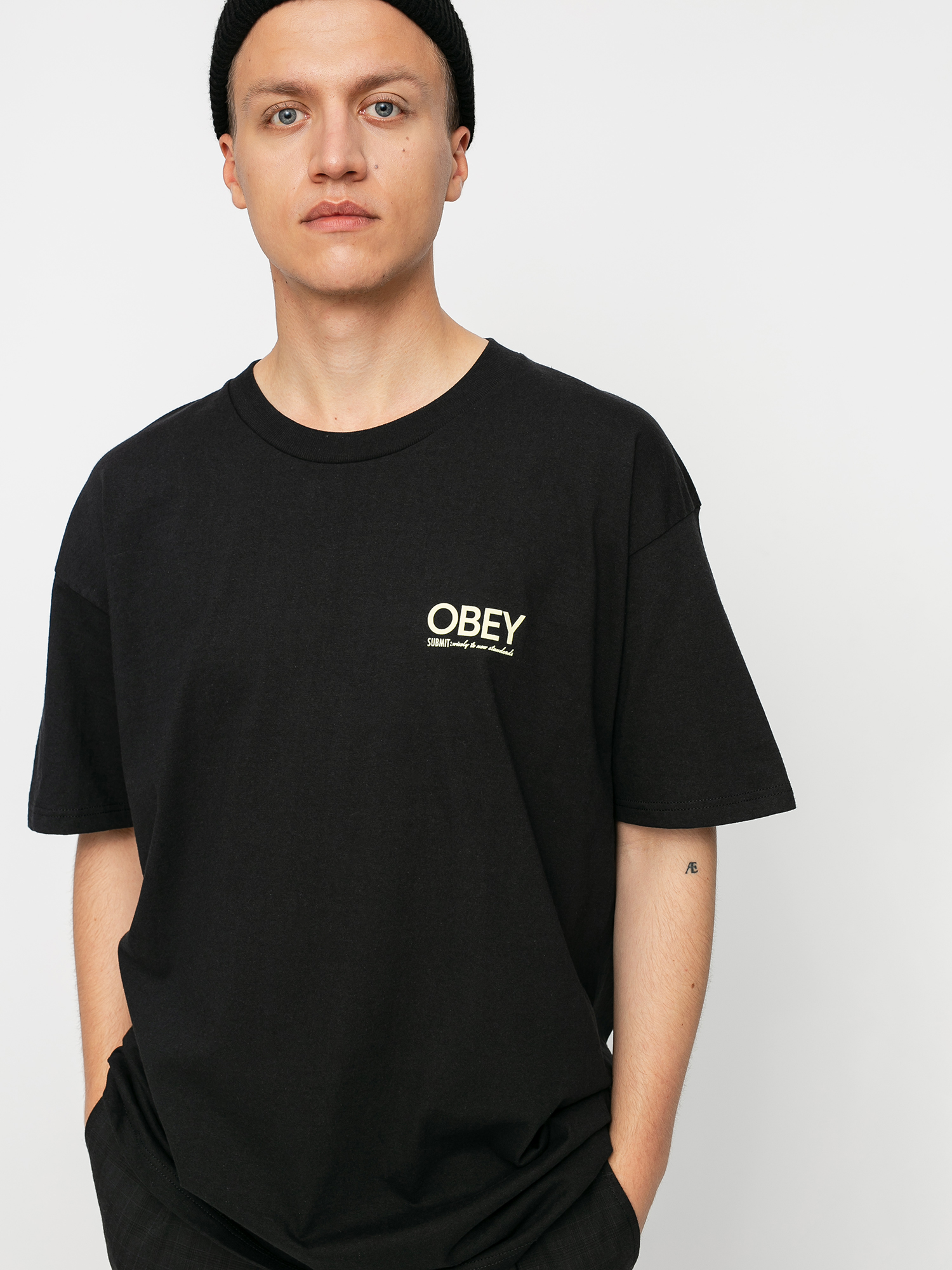T-shirt OBEY Obey Conformity Standards (black)