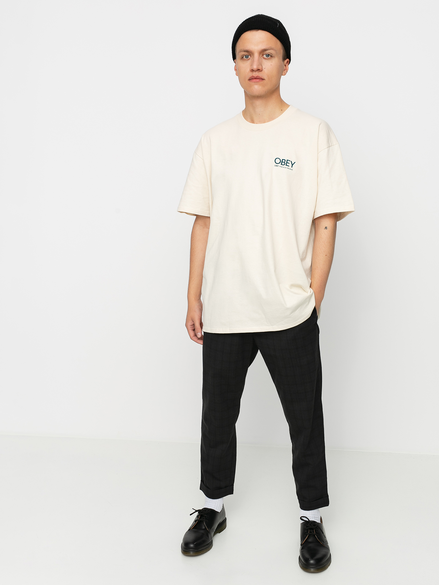 T-shirt OBEY Obey Conformity Standards (cream)