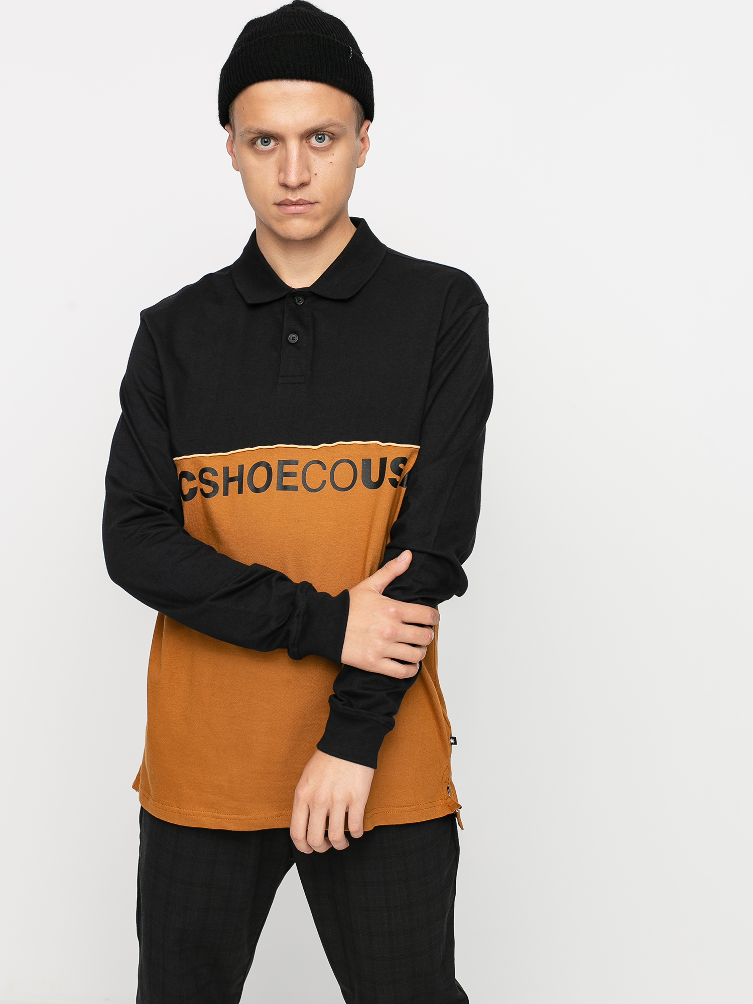 Polo DC Grid Block (sudan brown)