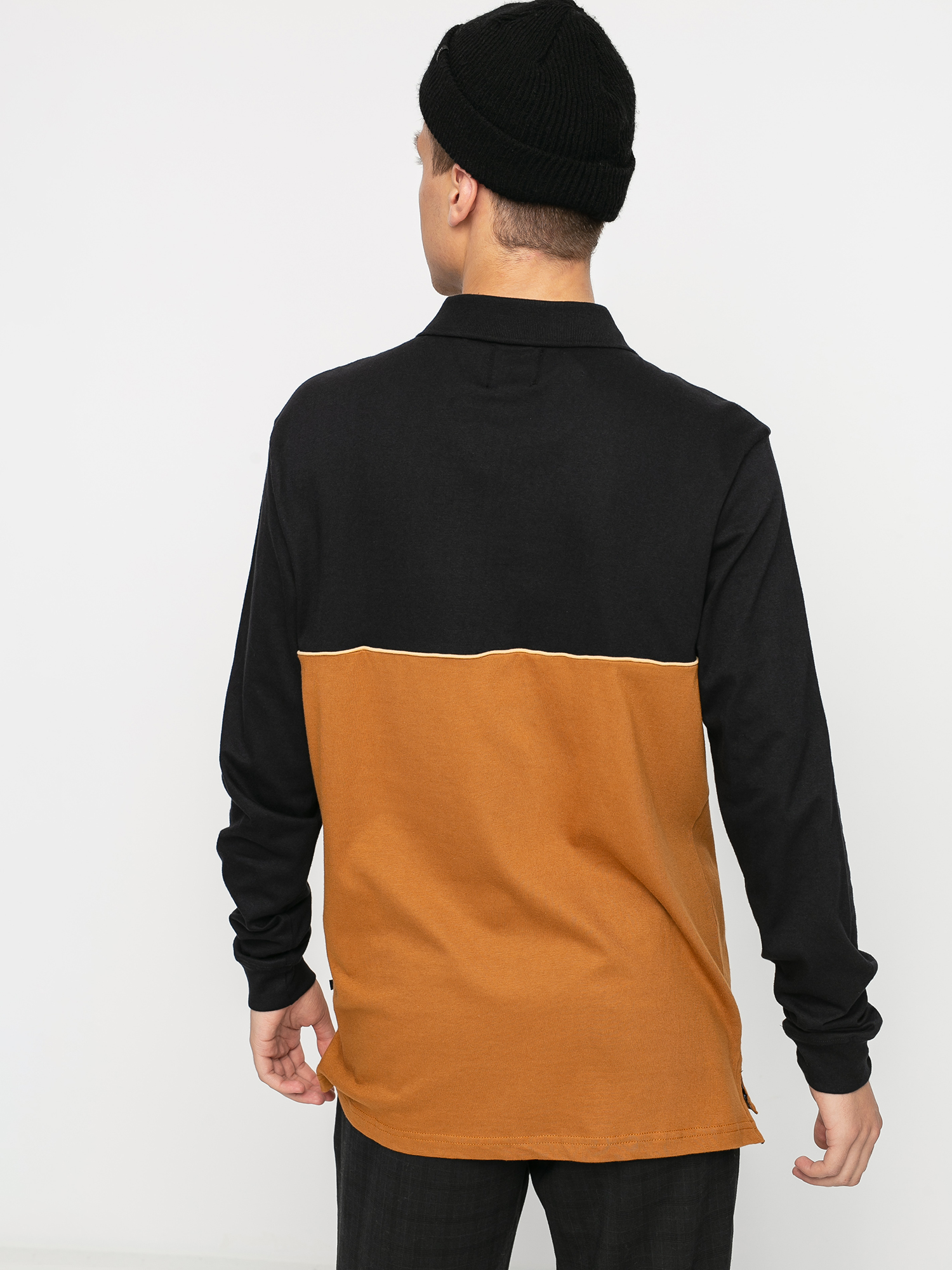 Polo DC Grid Block (sudan brown)