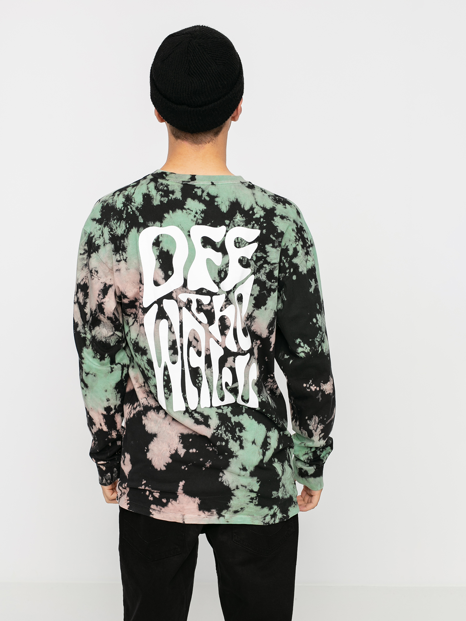 Longsleeve Vans Wall Slide Tie Dye (black tie dye)