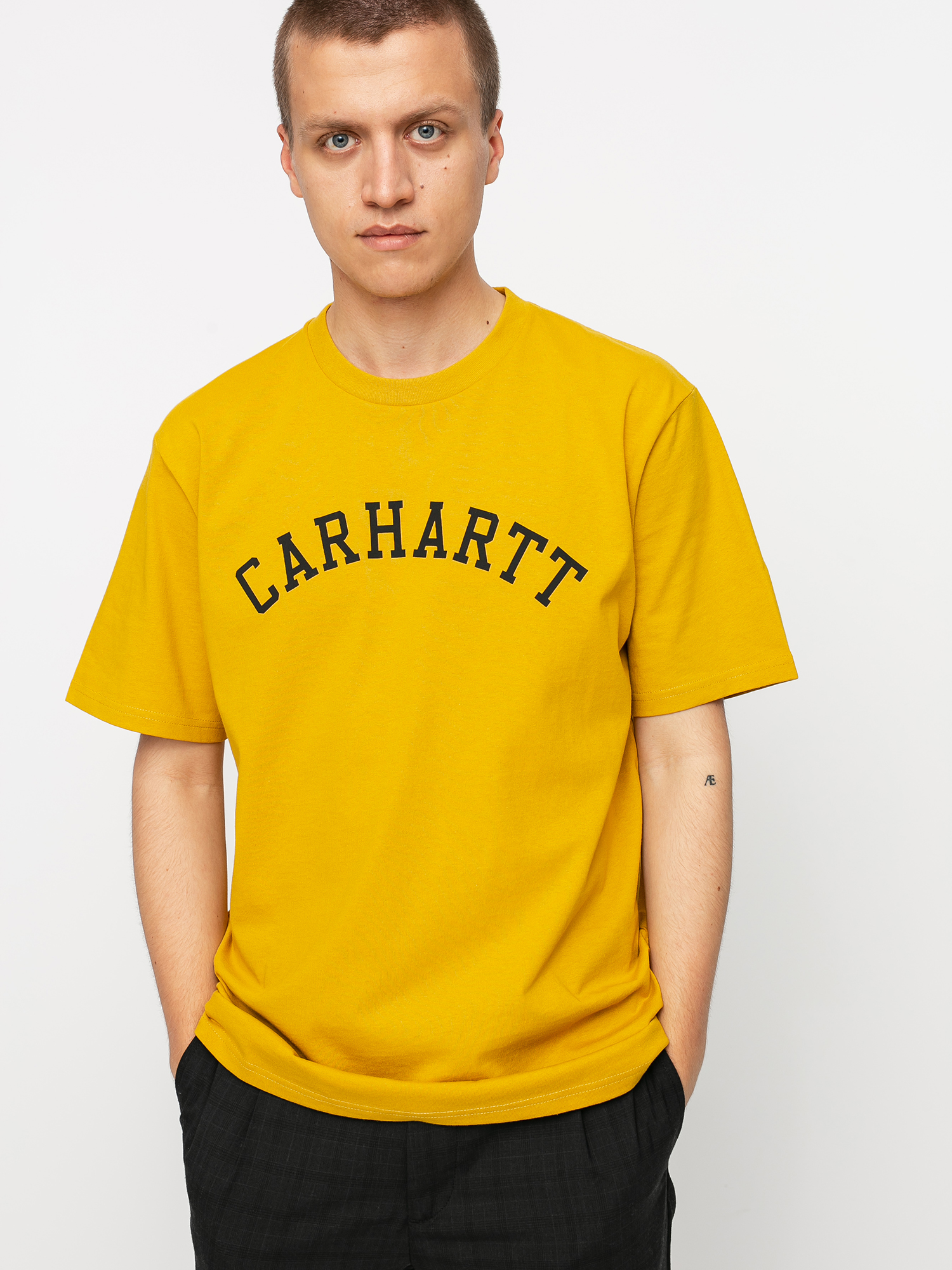 T-shirt Carhartt WIP University (colza/black)