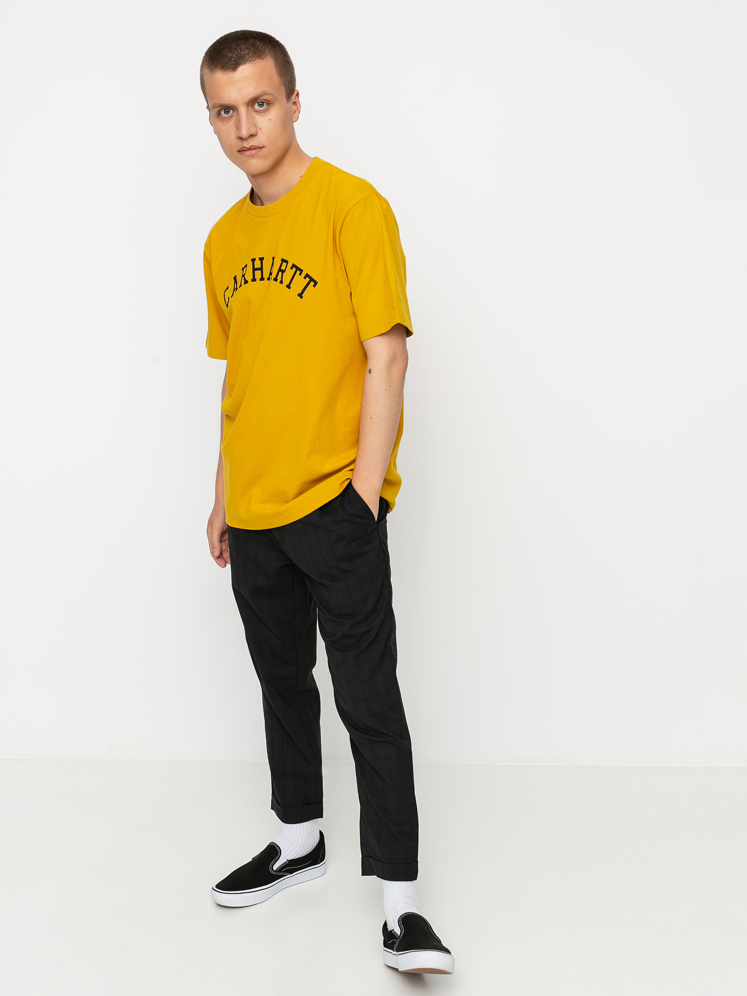 T-shirt Carhartt WIP University (colza/black)