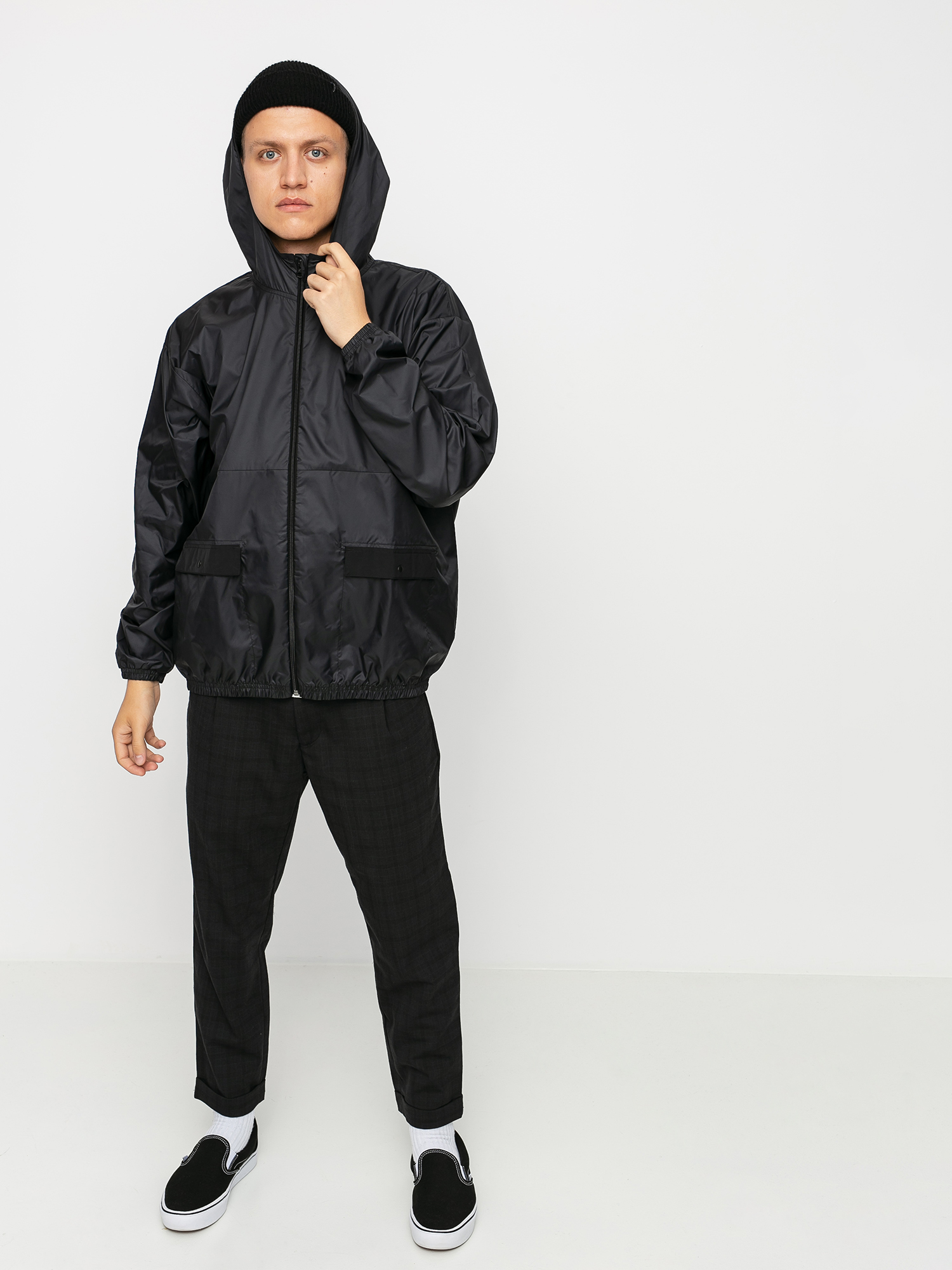Kurtka adidas Light Wndbrkr (black/owhite)