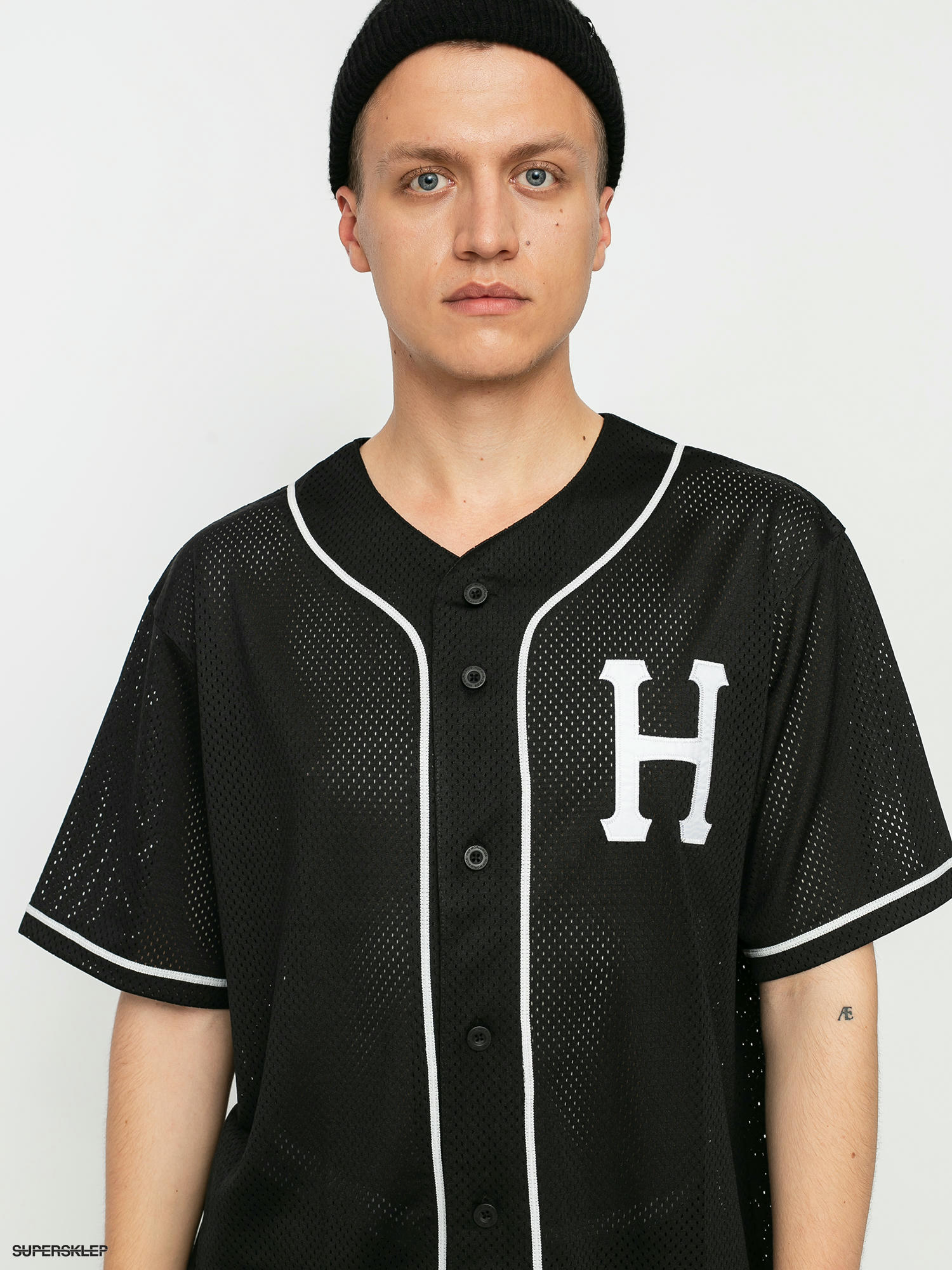 HUF Harlem Red Baseball Jersey