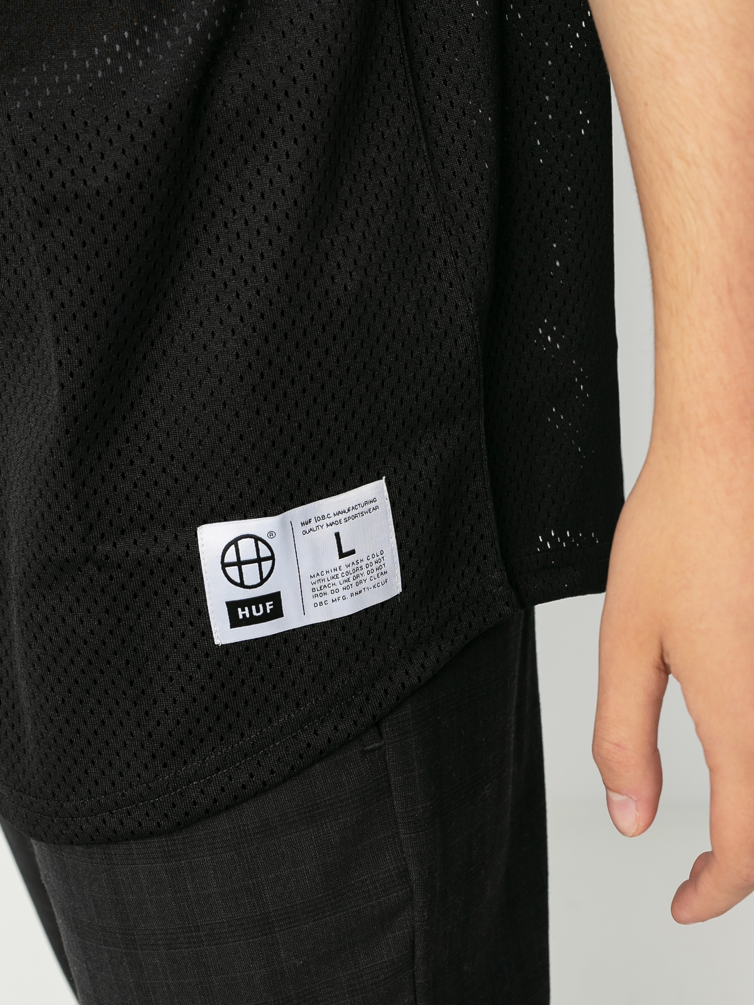 Koszula HUF Harlem Baseball Jersey (black)
