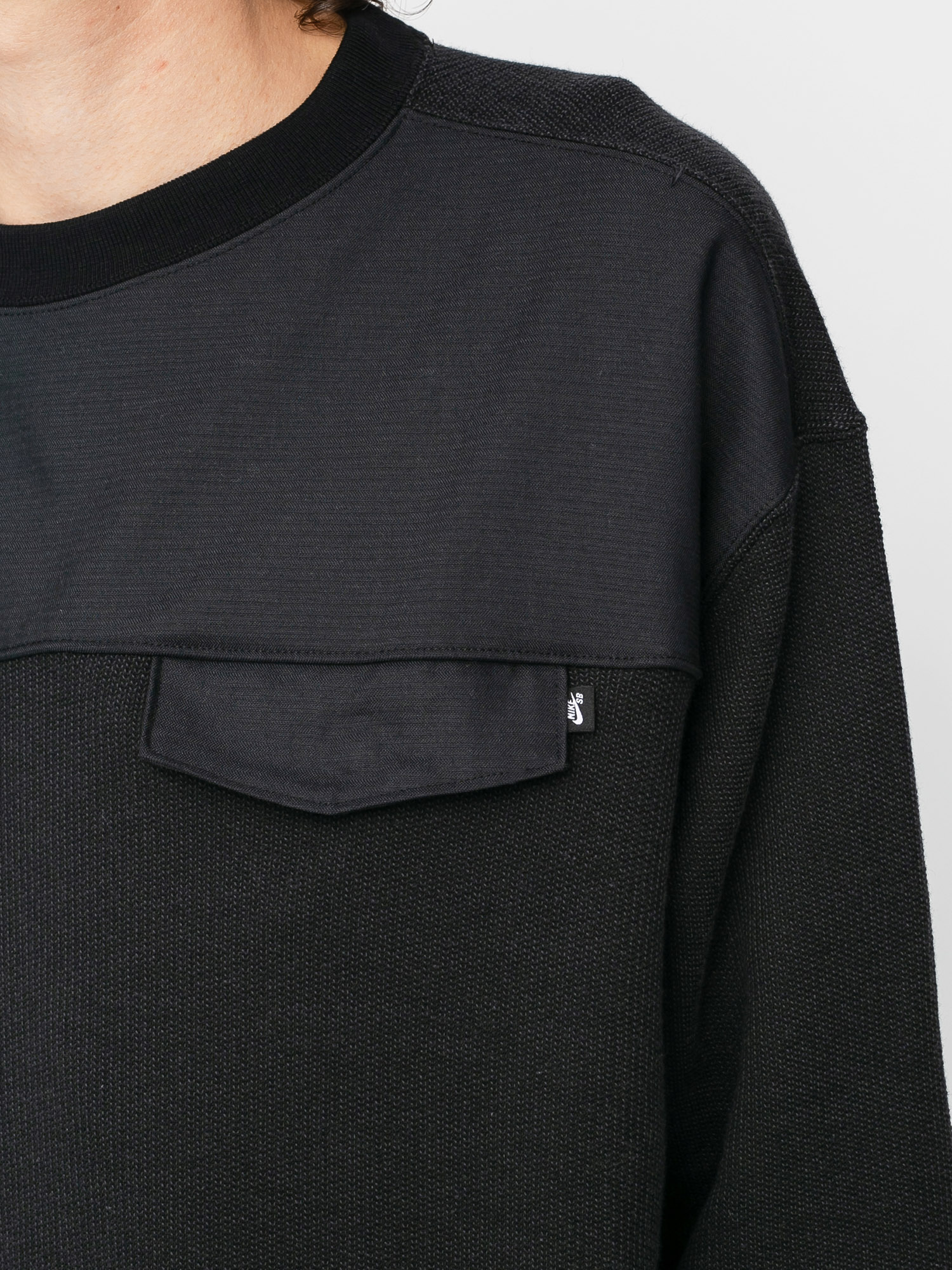 Bluza Nike SB Novelty Crew (black/black/off noir)