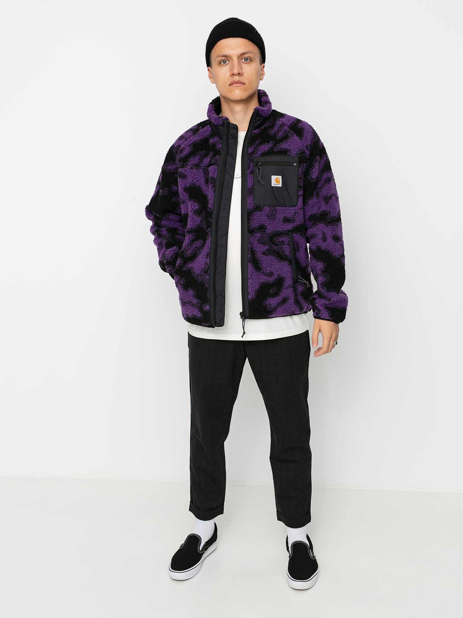Kurtka Carhartt WIP Prentis Liner (camo blur/purple)