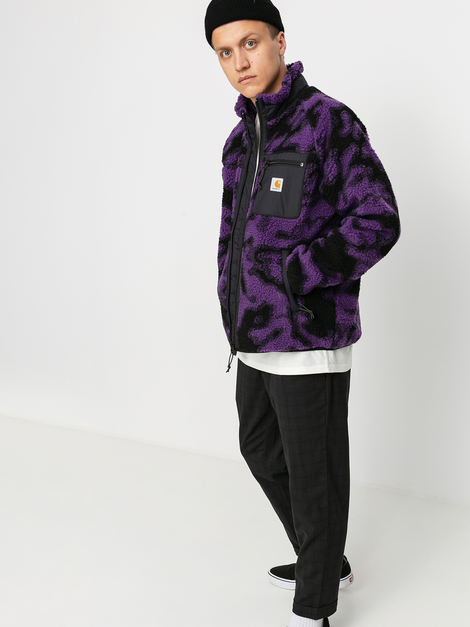 Kurtka Carhartt WIP Prentis Liner (camo blur/purple)