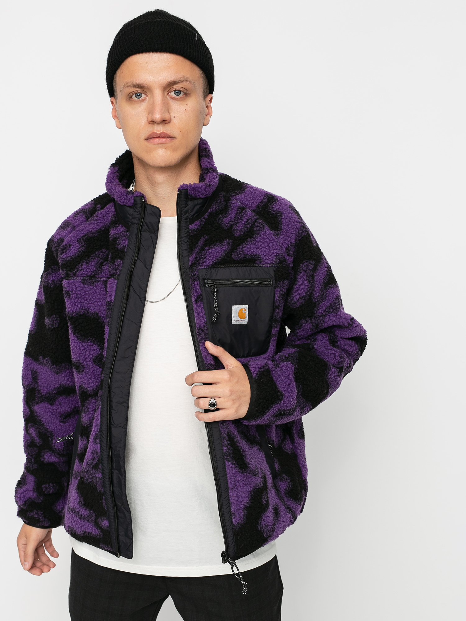 Kurtka Carhartt WIP Prentis Liner (camo blur/purple)