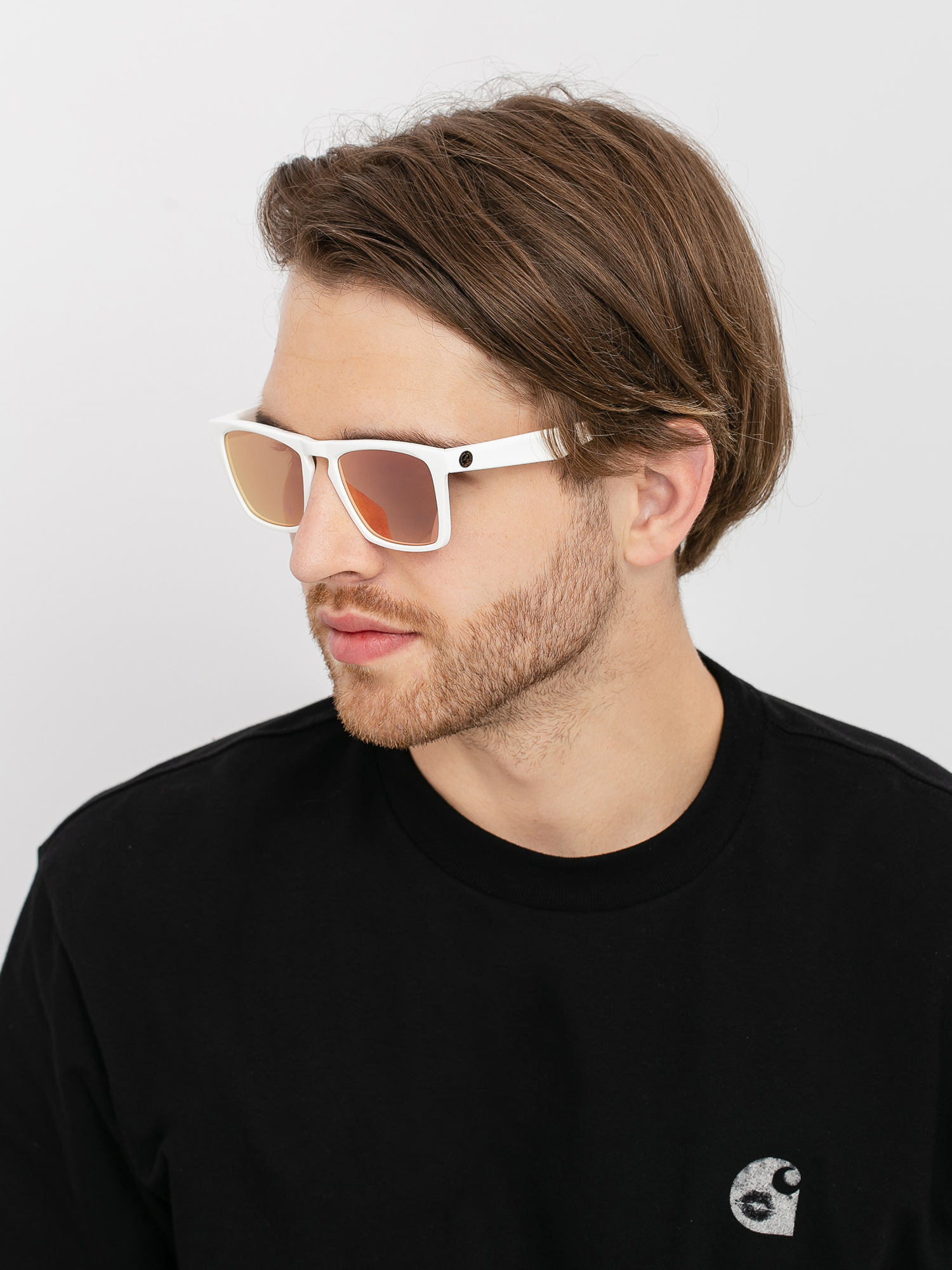 Okulary przeciwsłoneczne Dragon Drac (matte white/ll rose gold ion)