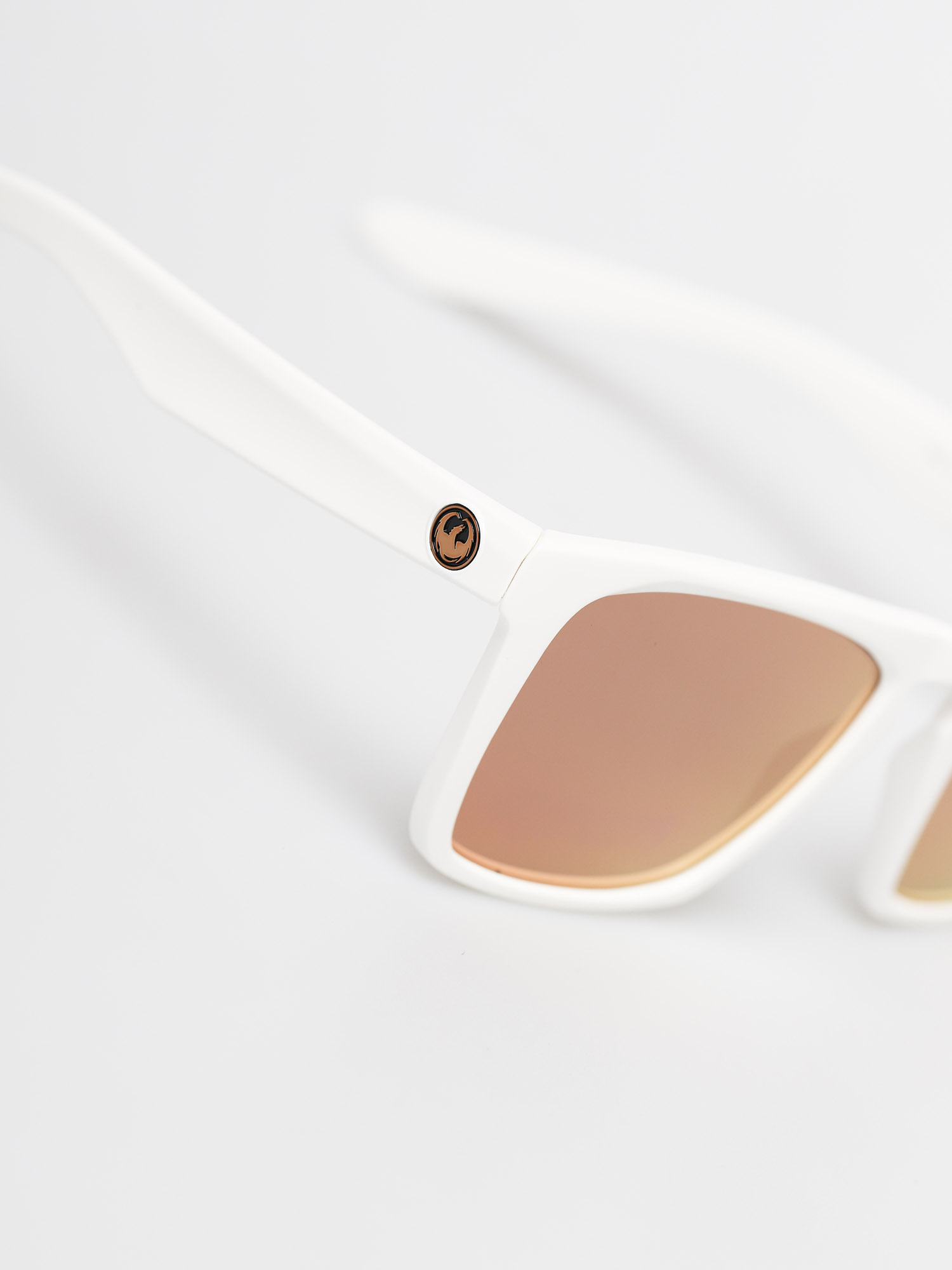 Okulary przeciwsłoneczne Dragon Drac (matte white/ll rose gold ion)
