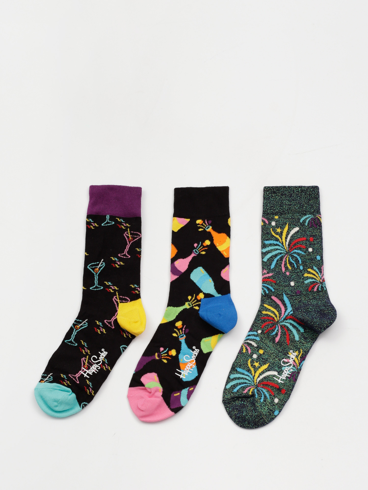 Skarpetki Happy Socks New Year Box 3Pk (multi)