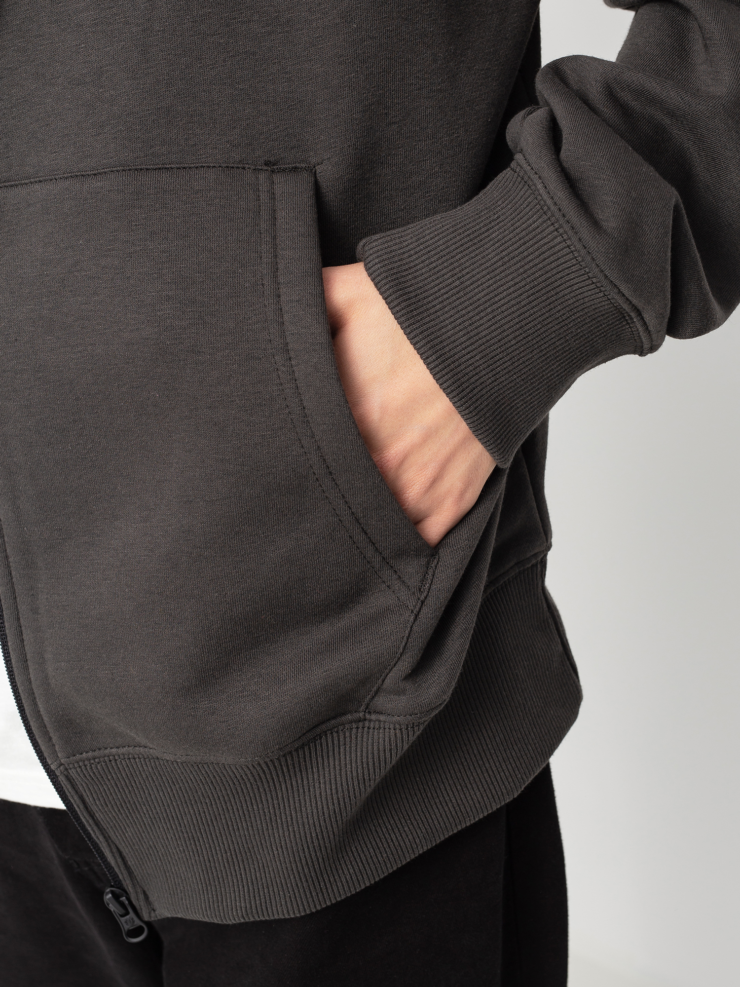 Bluza z kapturem Element 92 ZHD (off black)