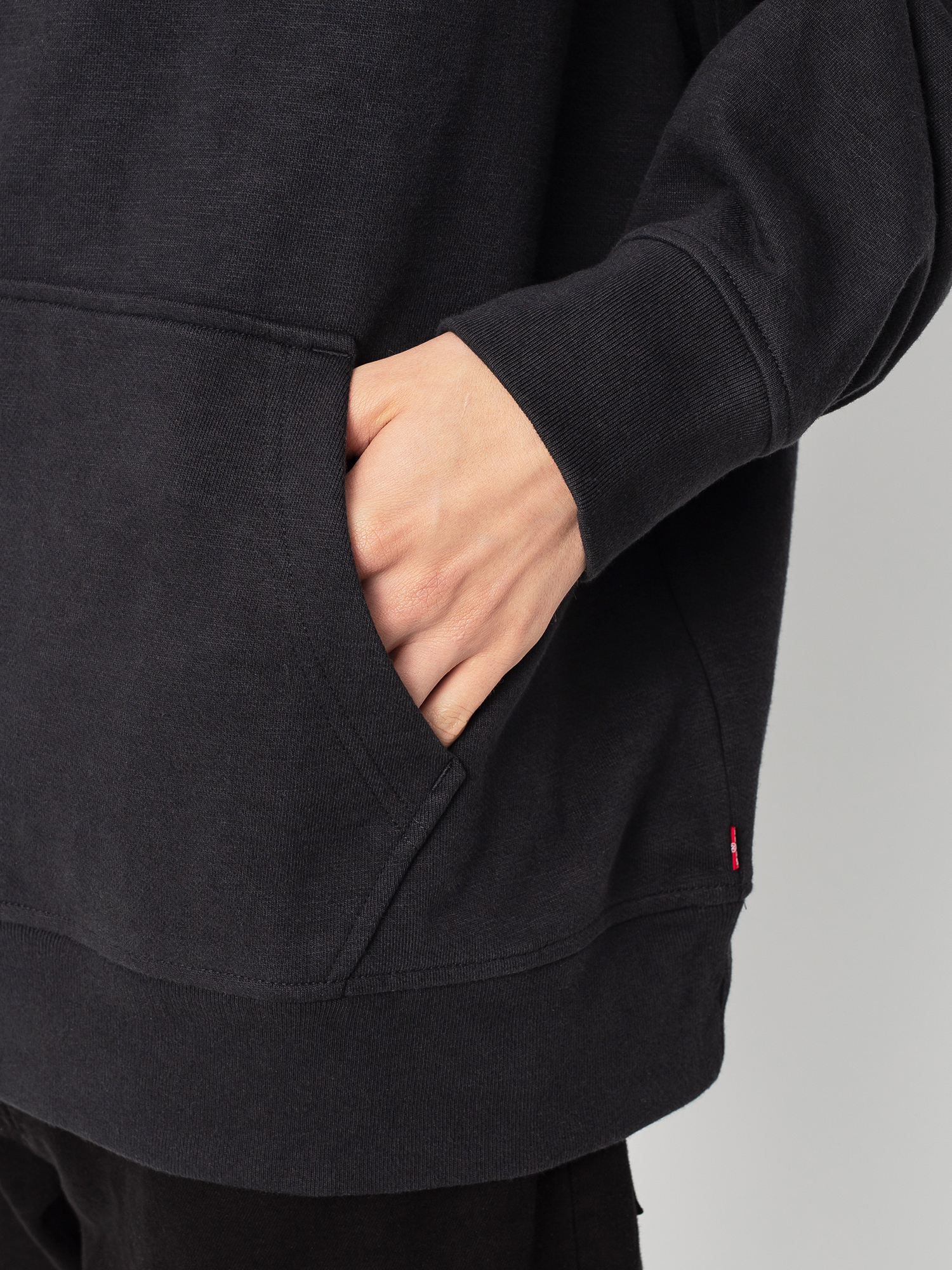 Bluza z kapturem Levi's® T2 Relaxed Graphic HD (ssnl serif po jet black)