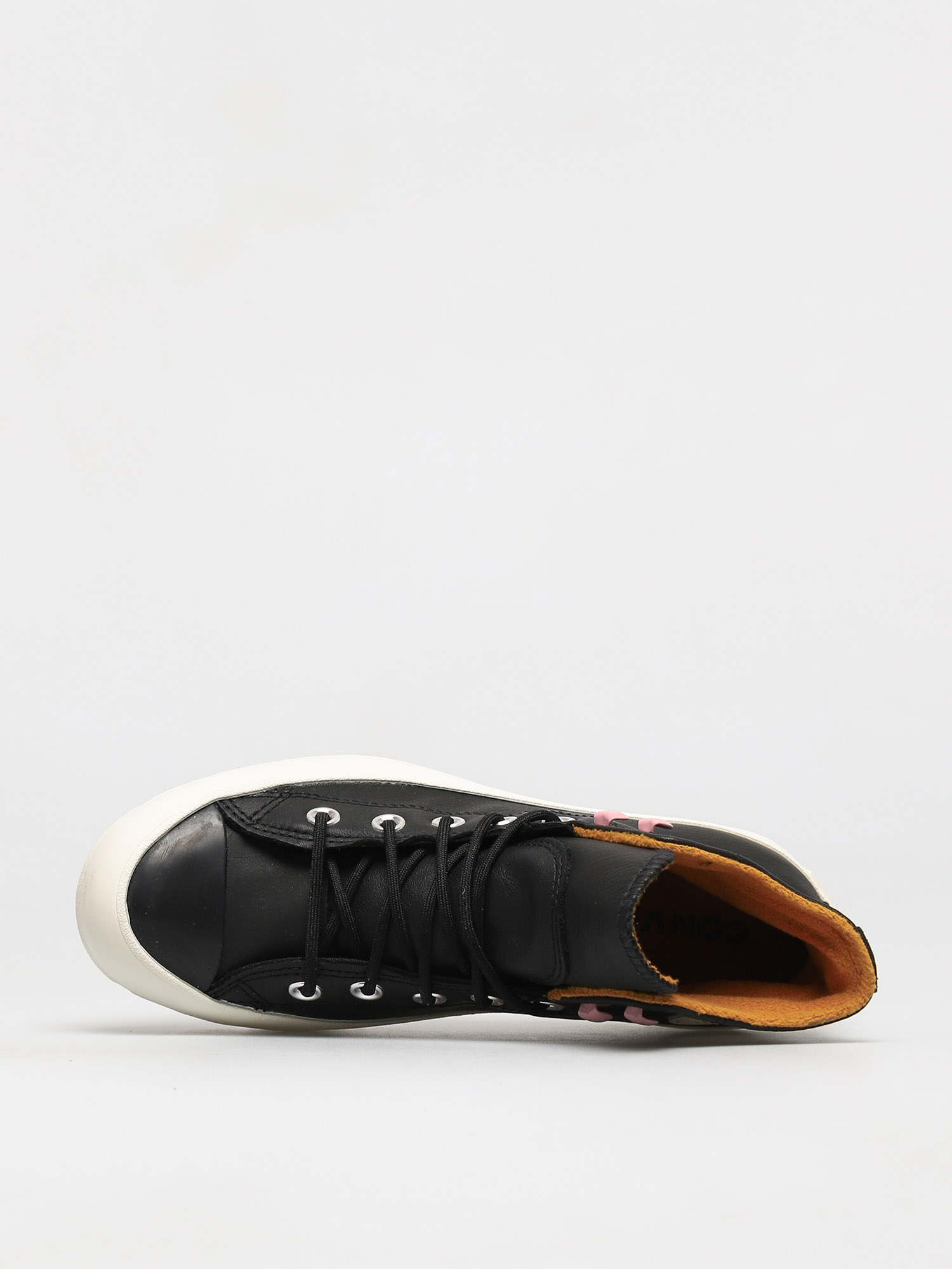 Buty Converse Chuck Taylor All Star Lugged Winter Leather Wmn (black/saffron yellow/egret)