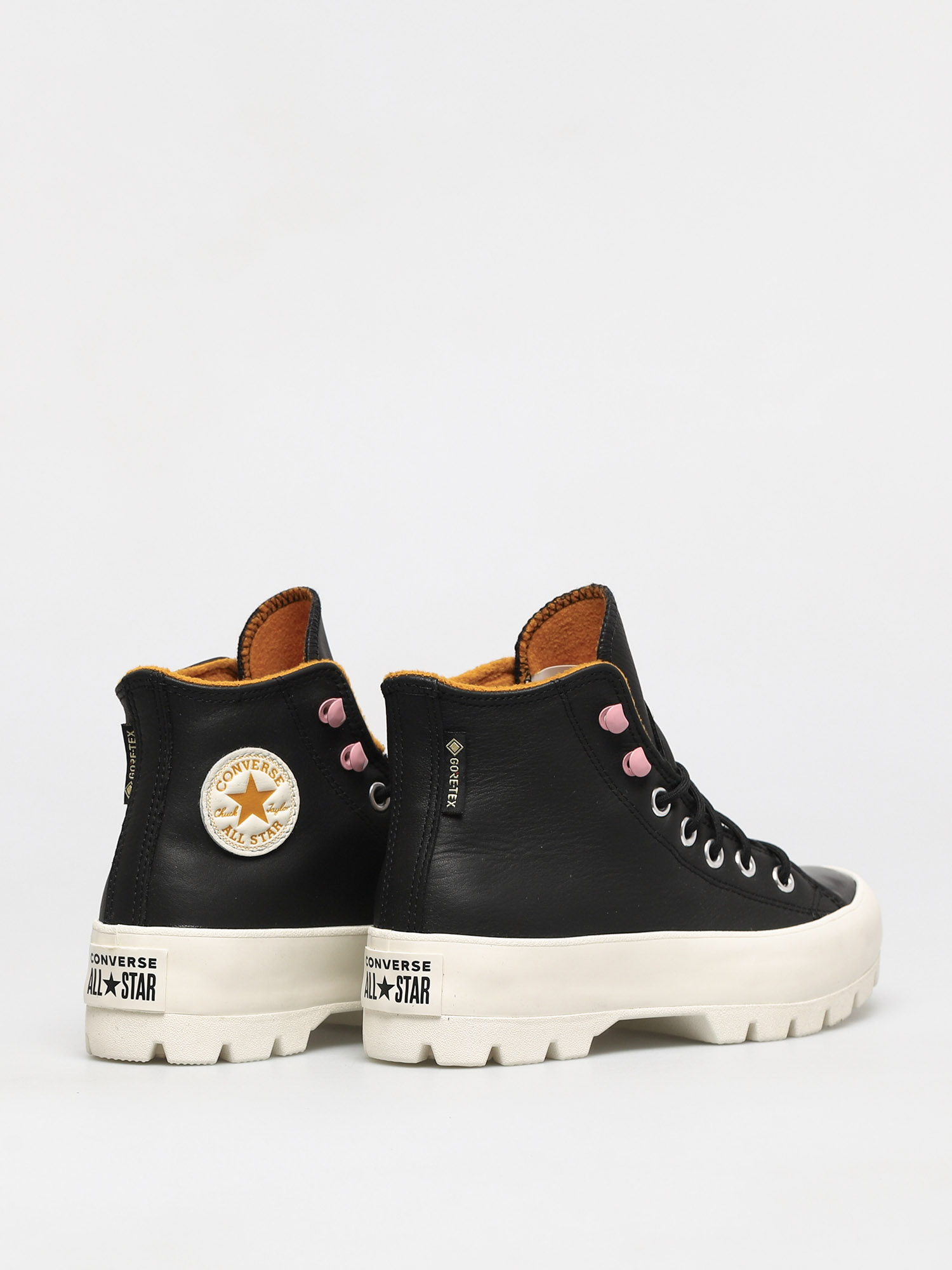 Buty Converse Chuck Taylor All Star Lugged Winter Leather Wmn (black/saffron yellow/egret)