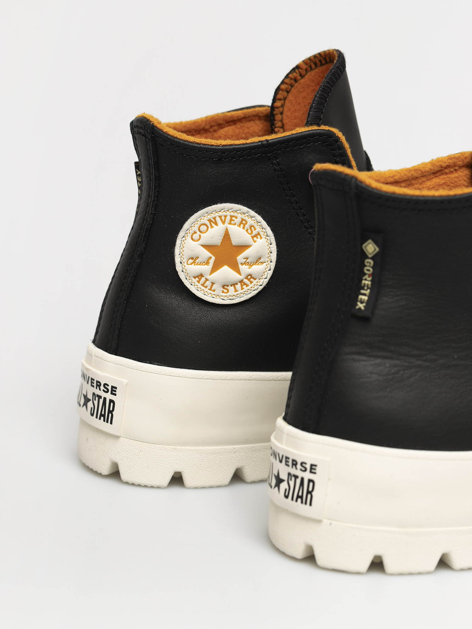 Buty Converse Chuck Taylor All Star Lugged Winter Leather Wmn (black/saffron yellow/egret)