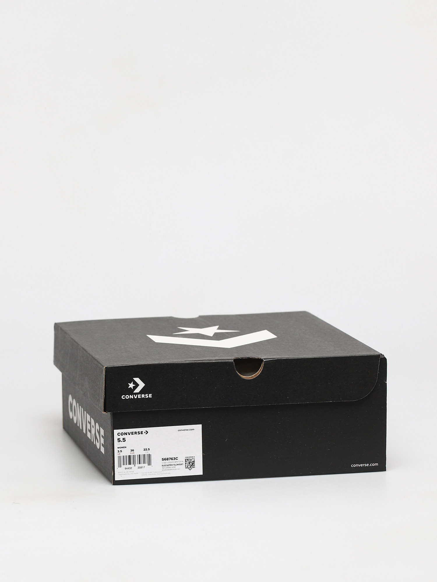 Buty Converse Chuck Taylor All Star Lugged Winter Leather Wmn (black/saffron yellow/egret)