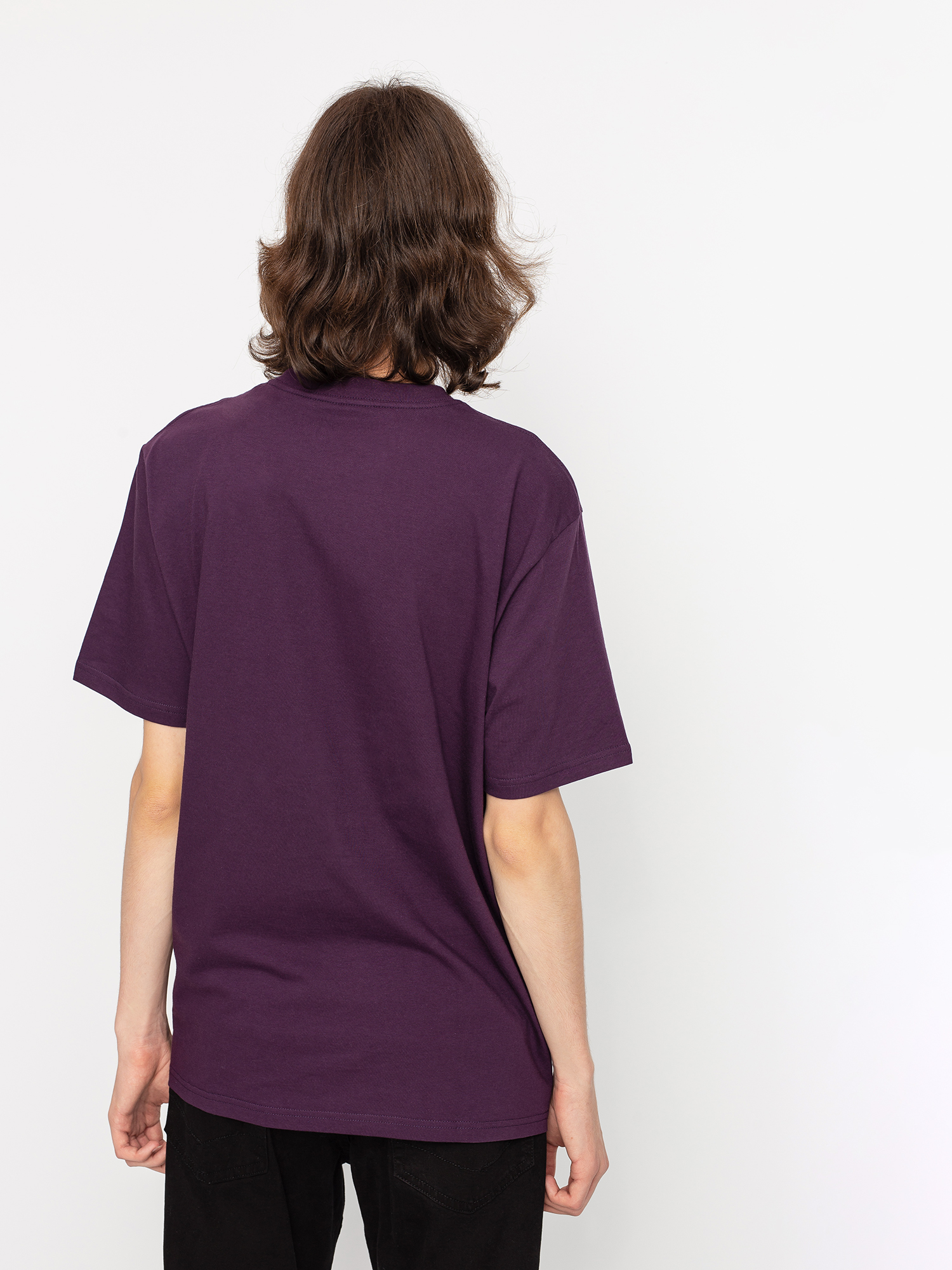 T-shirt Carhartt WIP Neon Scorpion czarny (boysenberry)