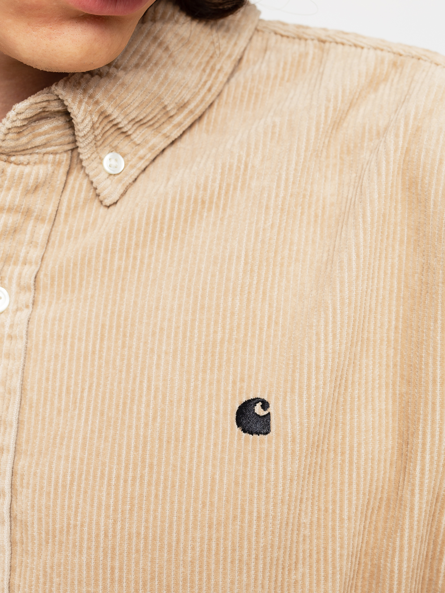 Koszula Carhartt WIP Madison Cord (wall/black)