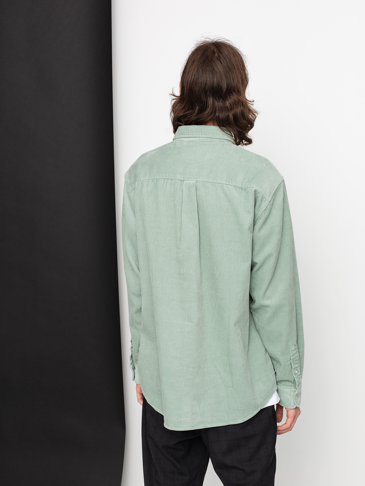 Koszula Carhartt WIP Madison Cord (frosted green/black)