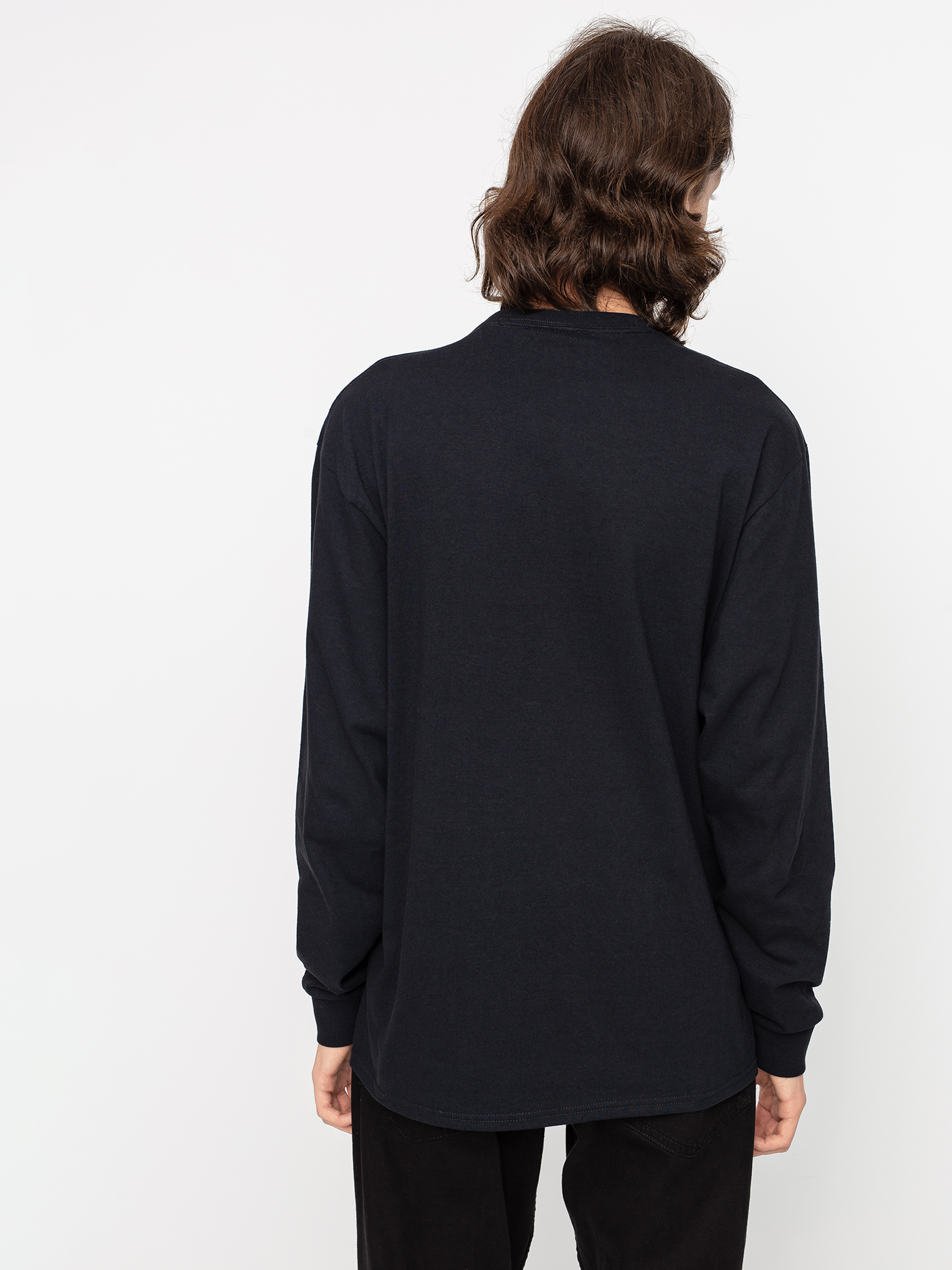 Longsleeve HUF Psycho Daisies (black)