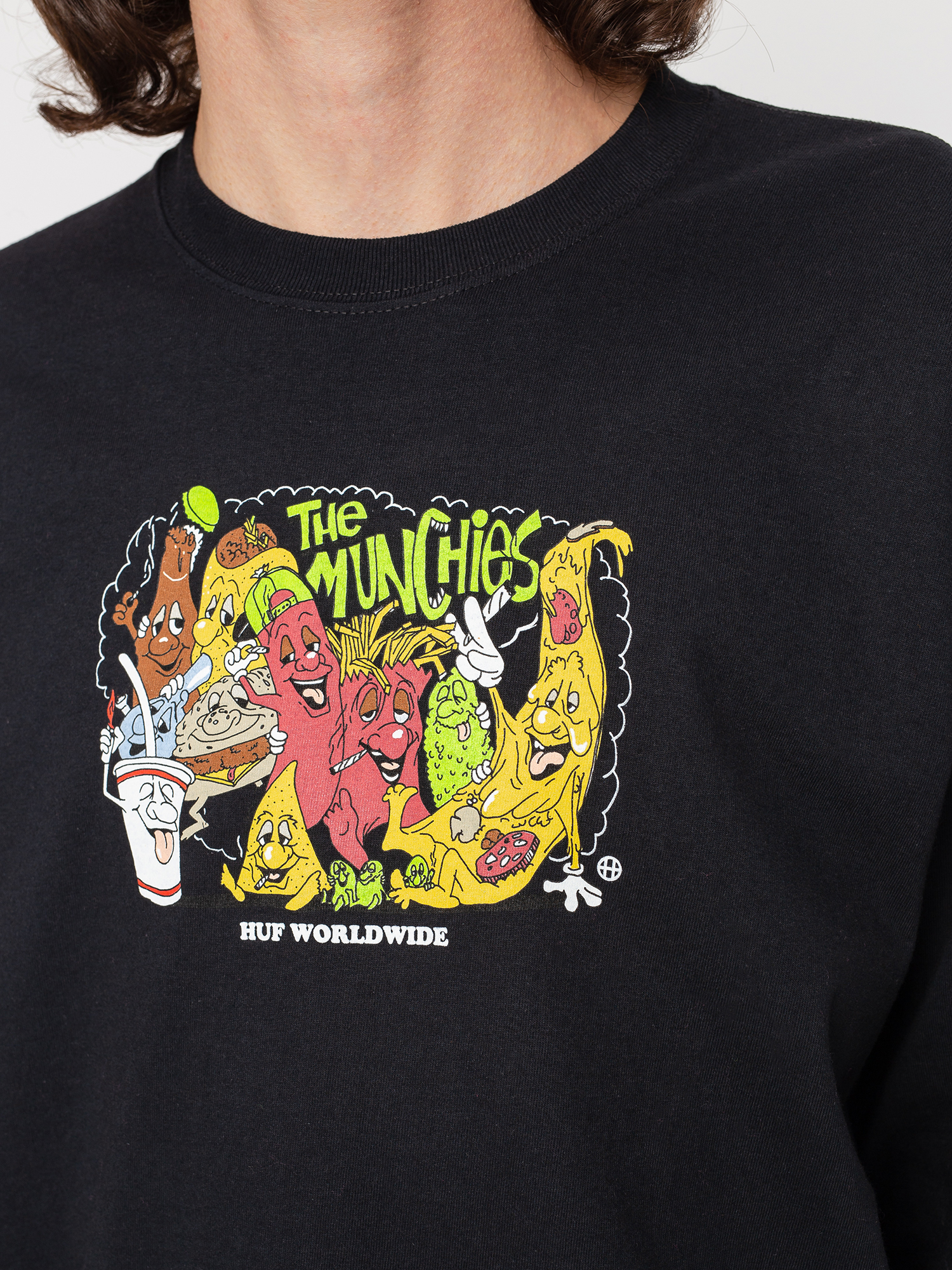 Longsleeve HUF The Munchies (black)