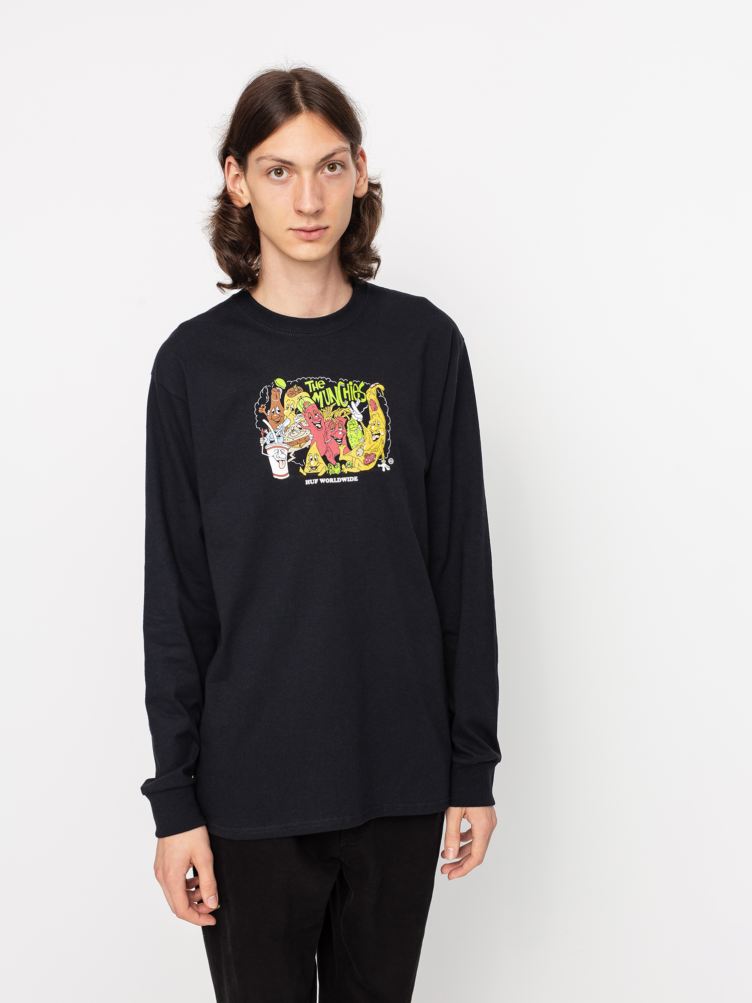 Longsleeve HUF The Munchies (black)