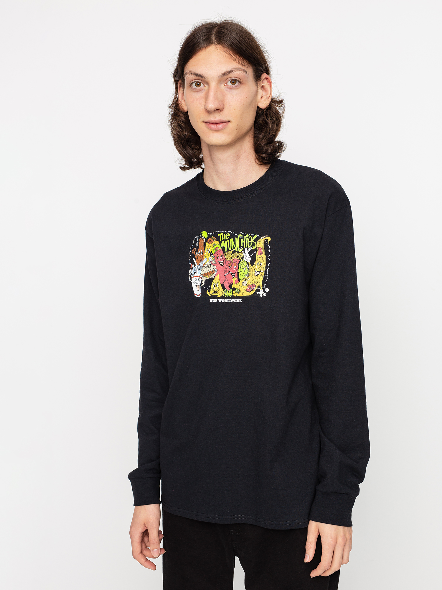 Longsleeve HUF The Munchies (black)