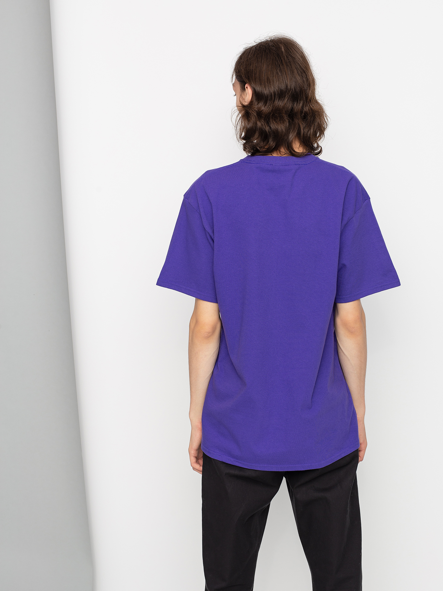 T-shirt HUF Essentials Box Logo (purple)