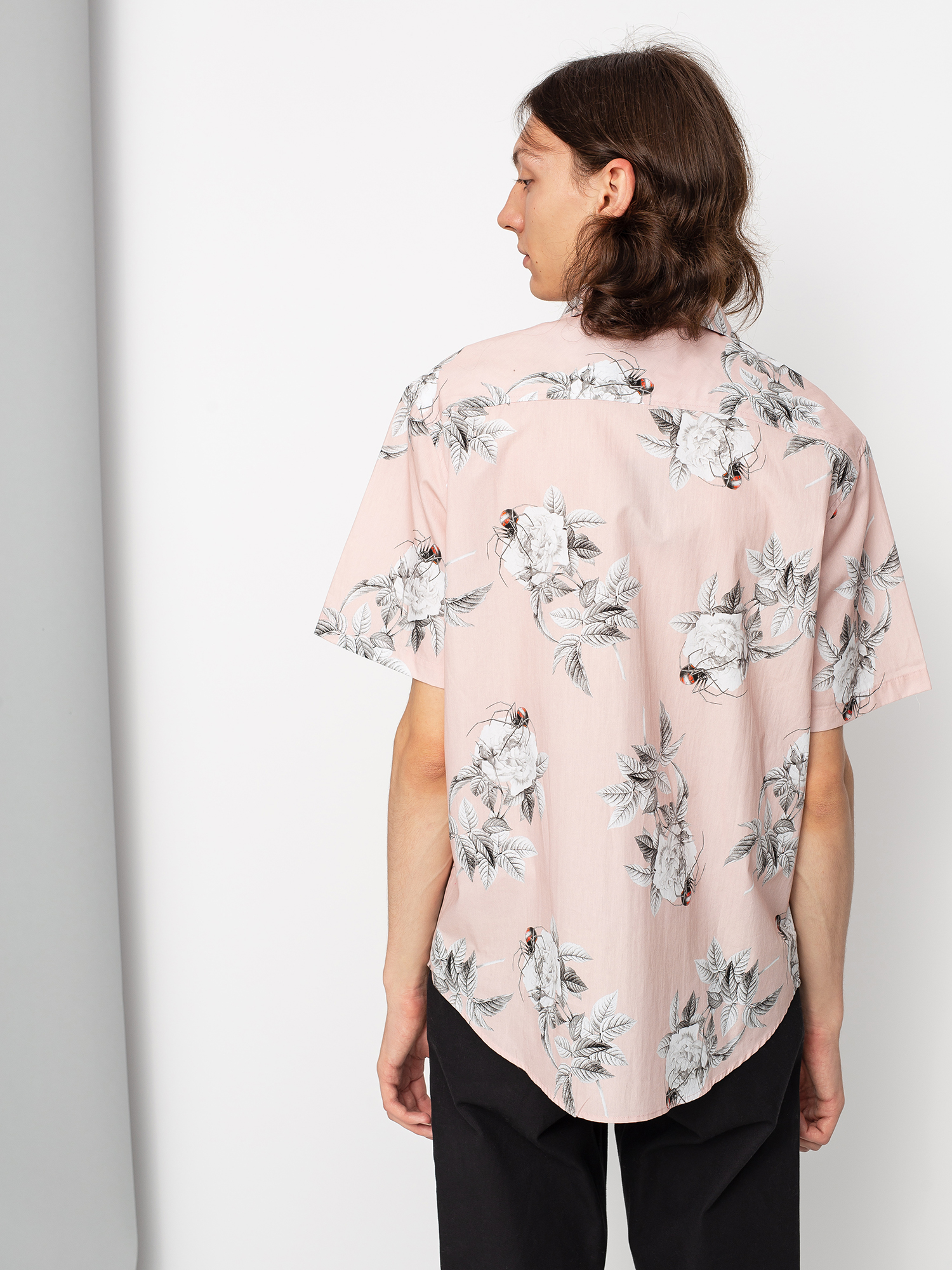 Koszula HUF Widower Woven (plastic pink)