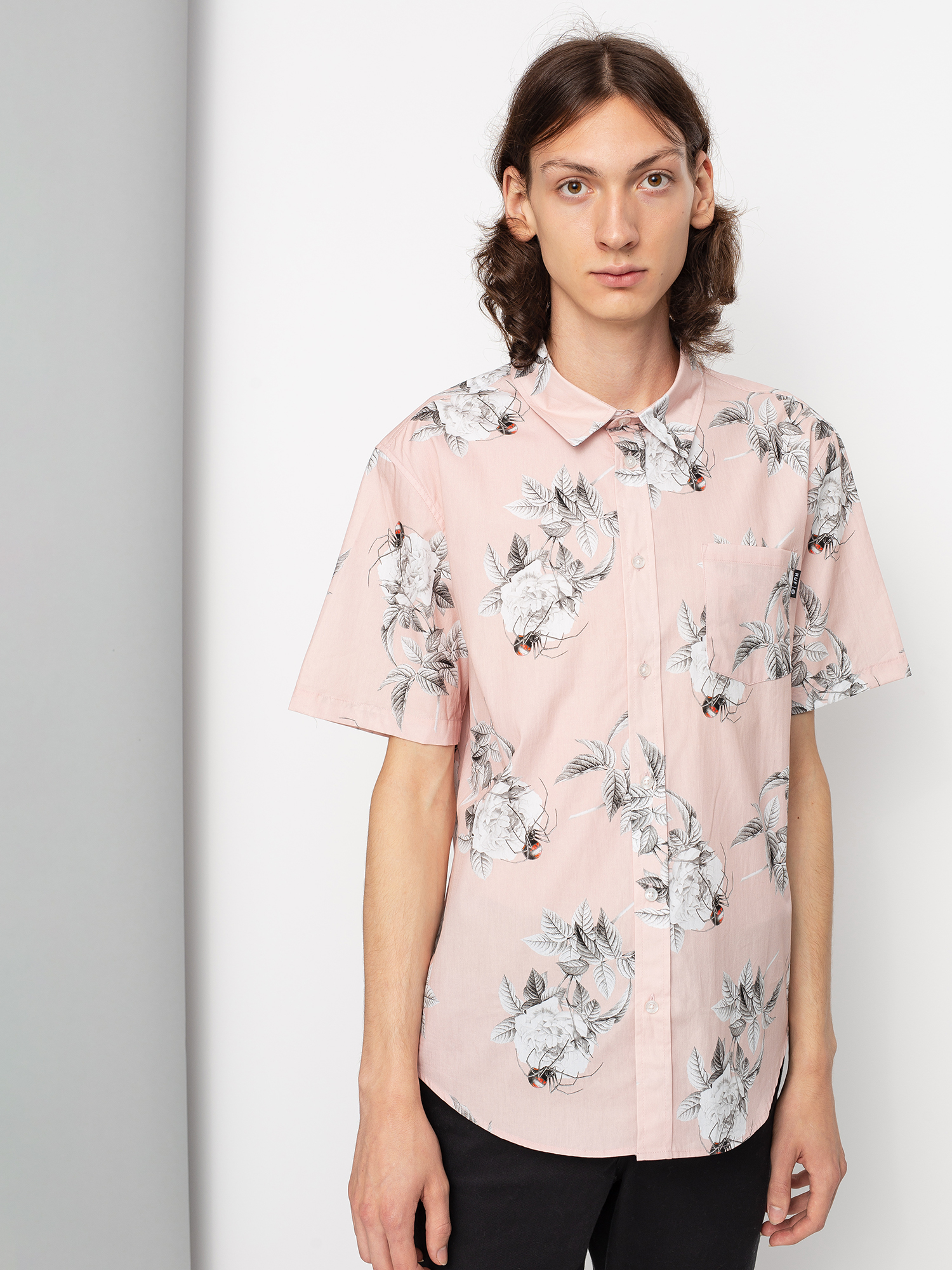 Koszula HUF Widower Woven (plastic pink)