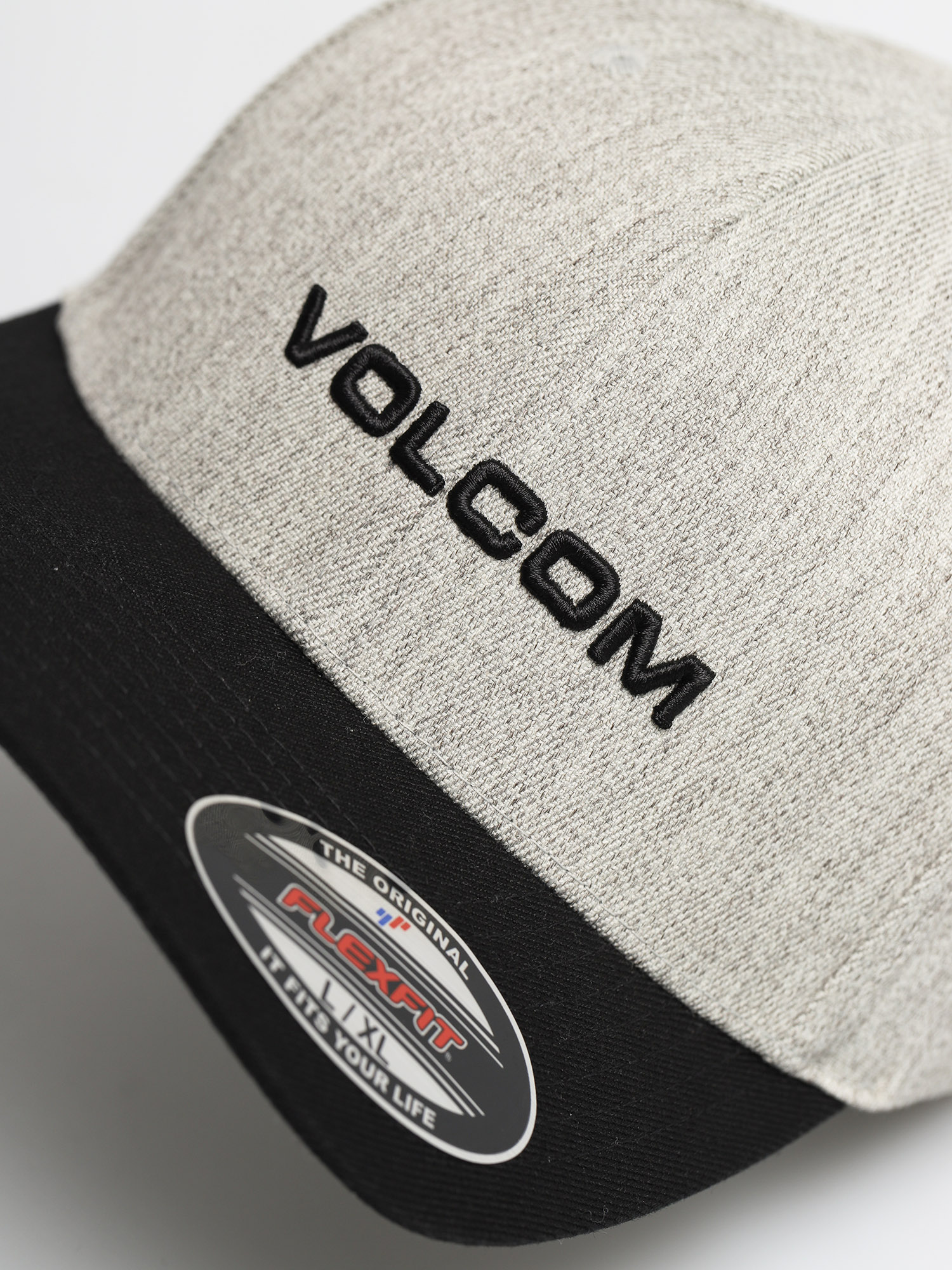 Czapka z daszkiem Volcom Euro Xfit ZD (heather grey)