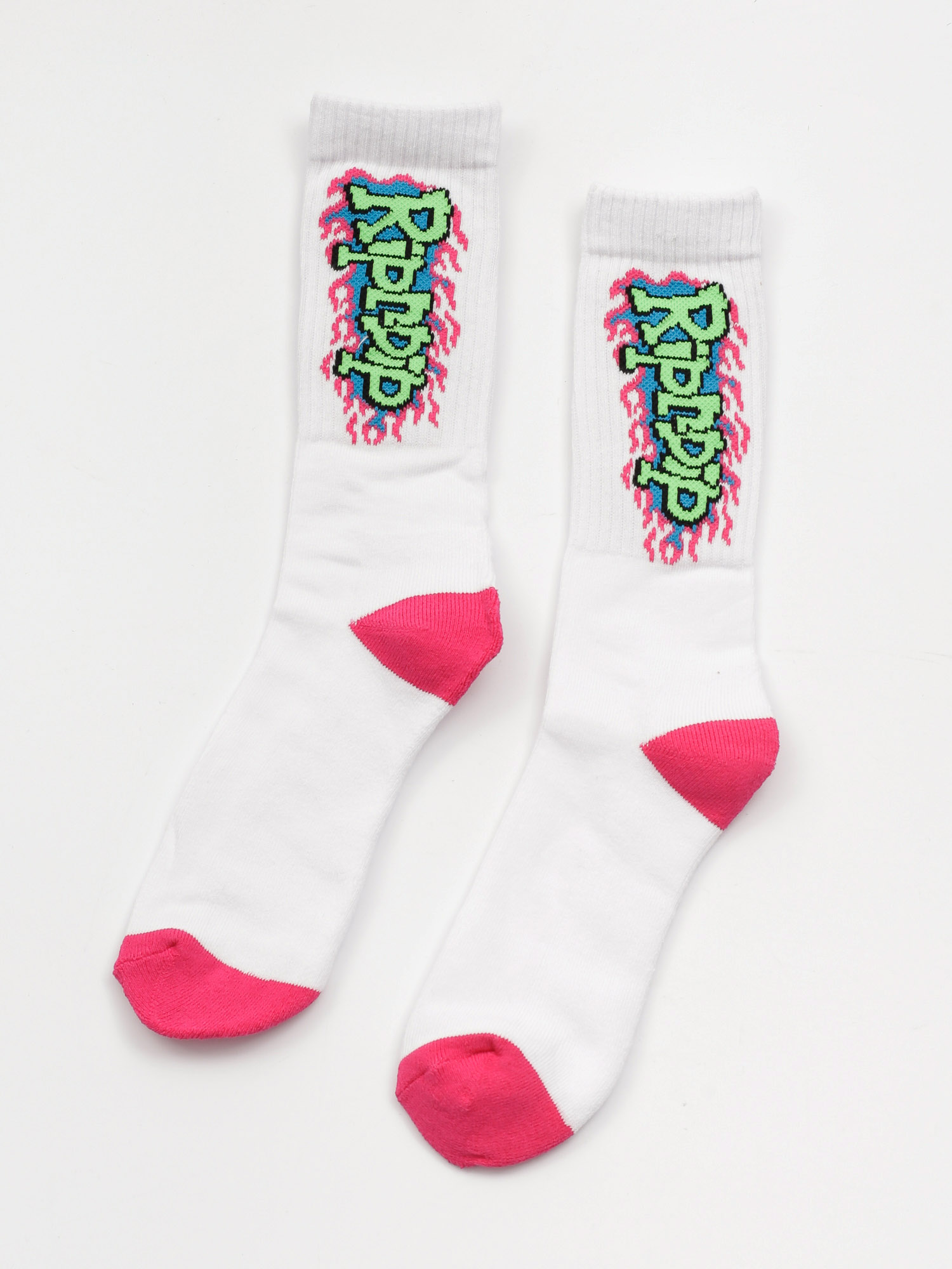 Skarpetki RipNDip Flaming Hot (white)