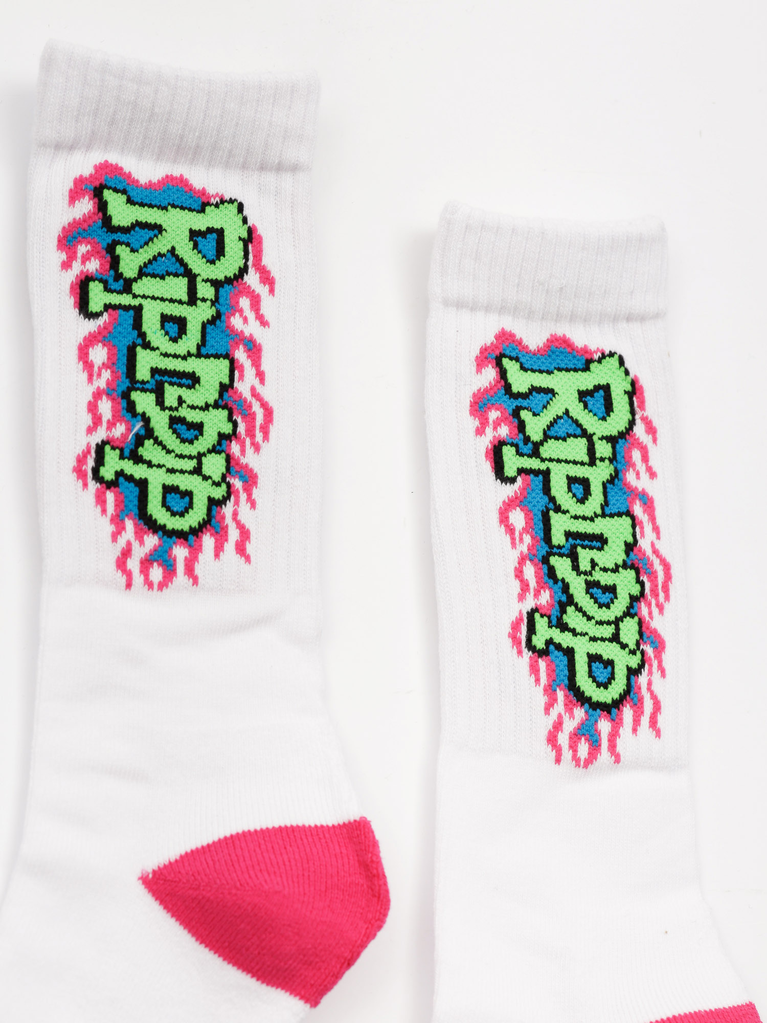 Skarpetki RipNDip Flaming Hot (white)
