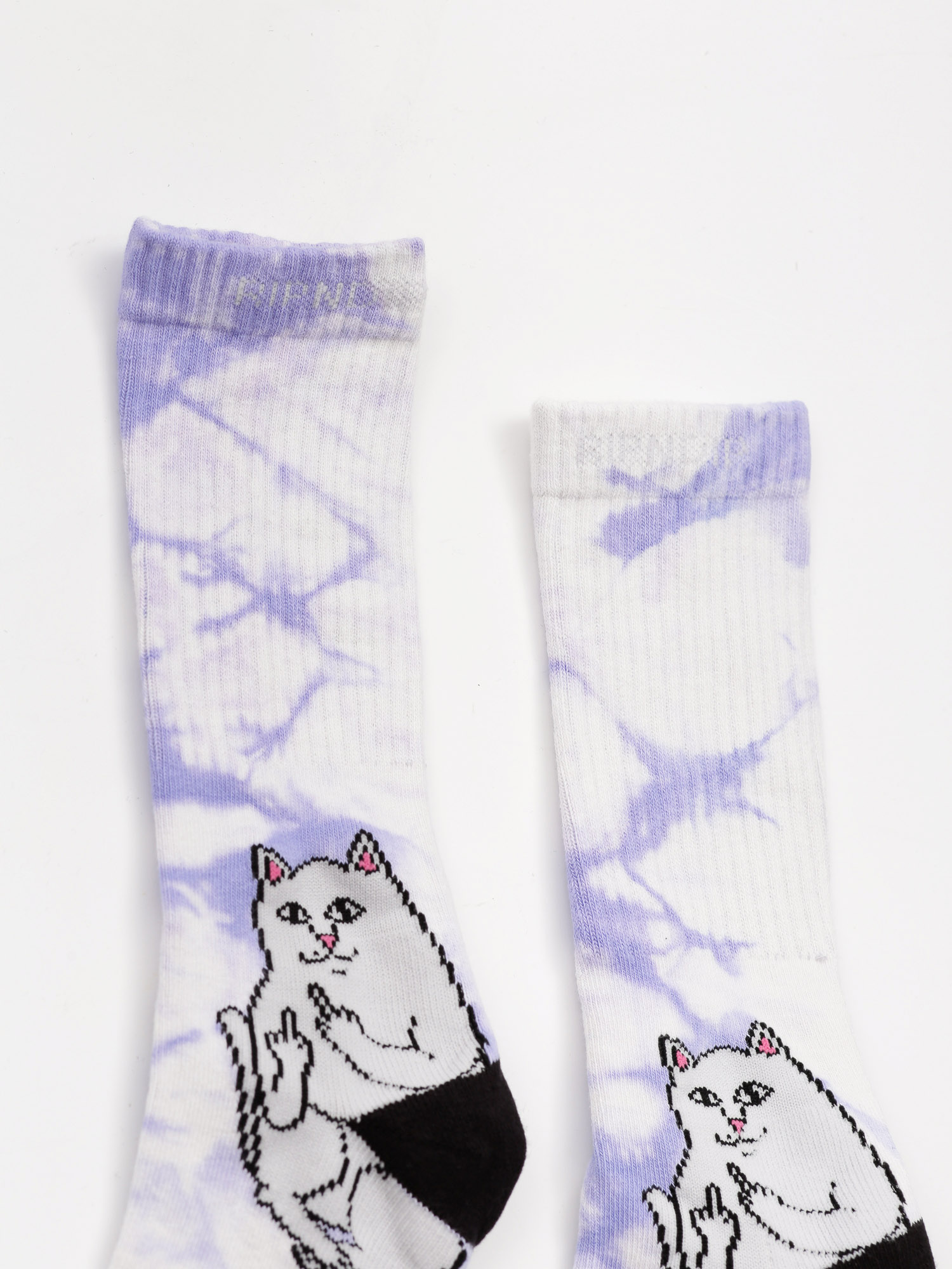 Skarpetki RipNDip Lord Nermal (purple tie dye)